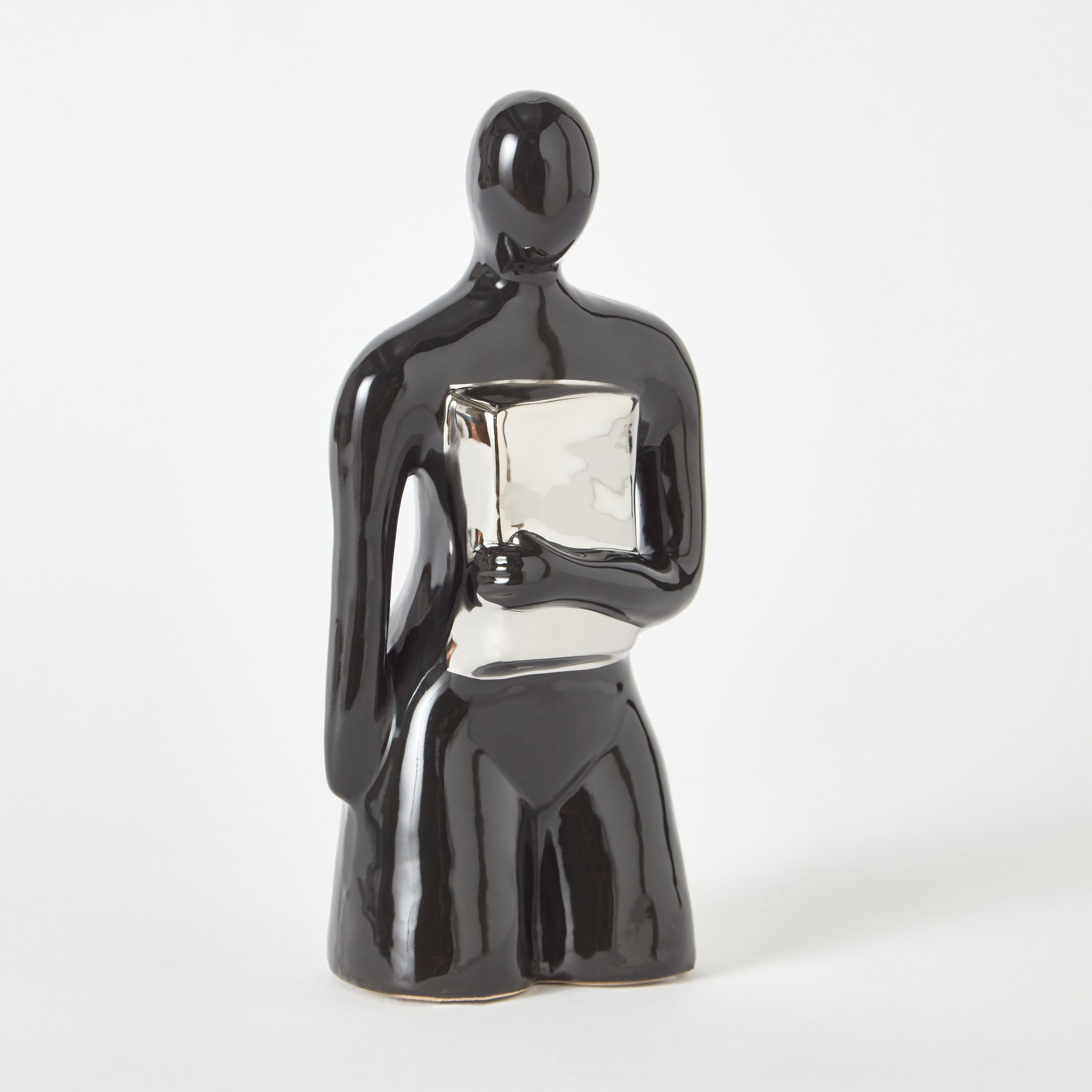 زينة ديكور سيراميك  من سيف - 11.5x8x25 سم-hbxhomeware-homedecor-figurinesandornaments-image-6