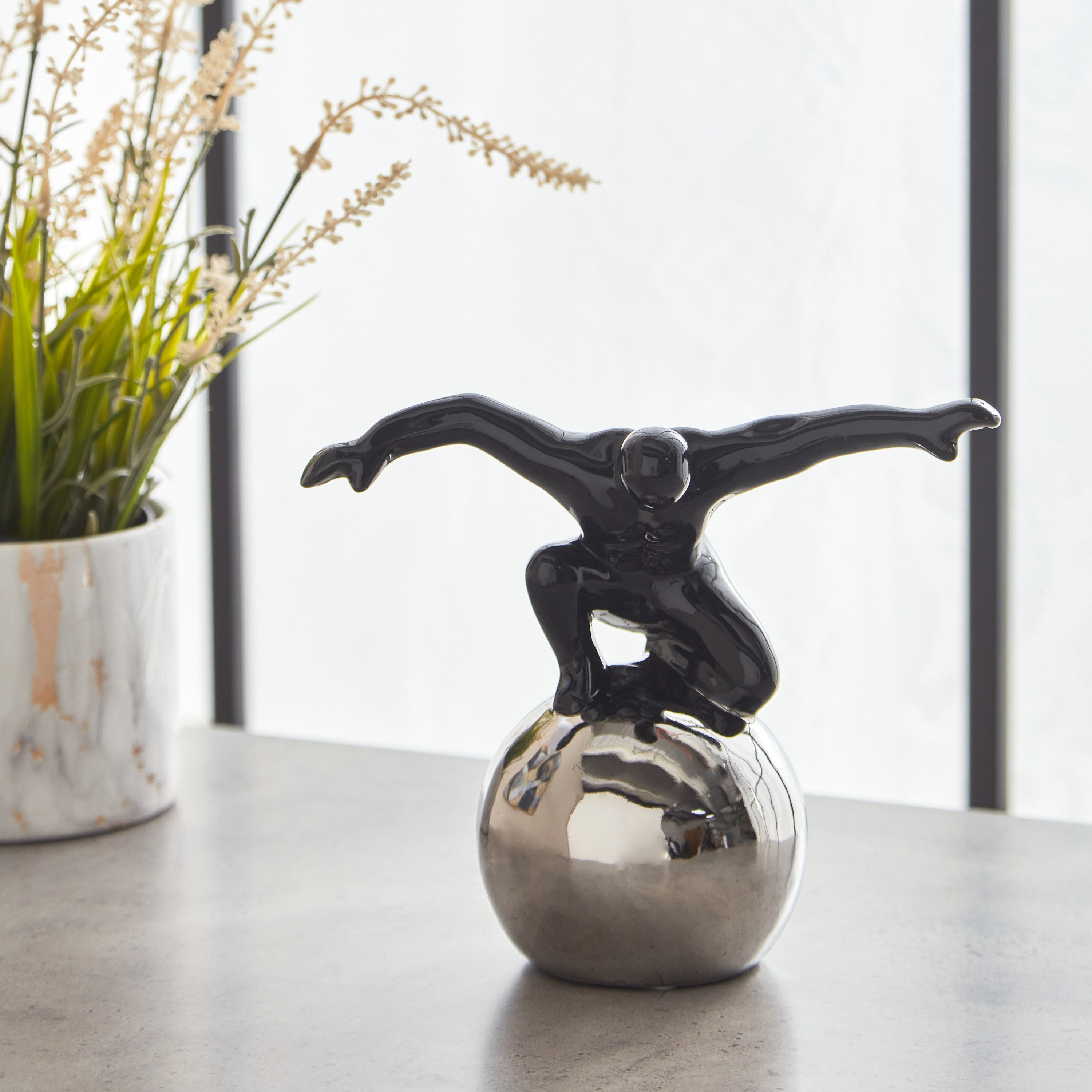 قطعة ديكور سيراميك من سيف - 19x9x15.7 سم-hbxhomeware-homedecor-figurinesandornaments-image-1