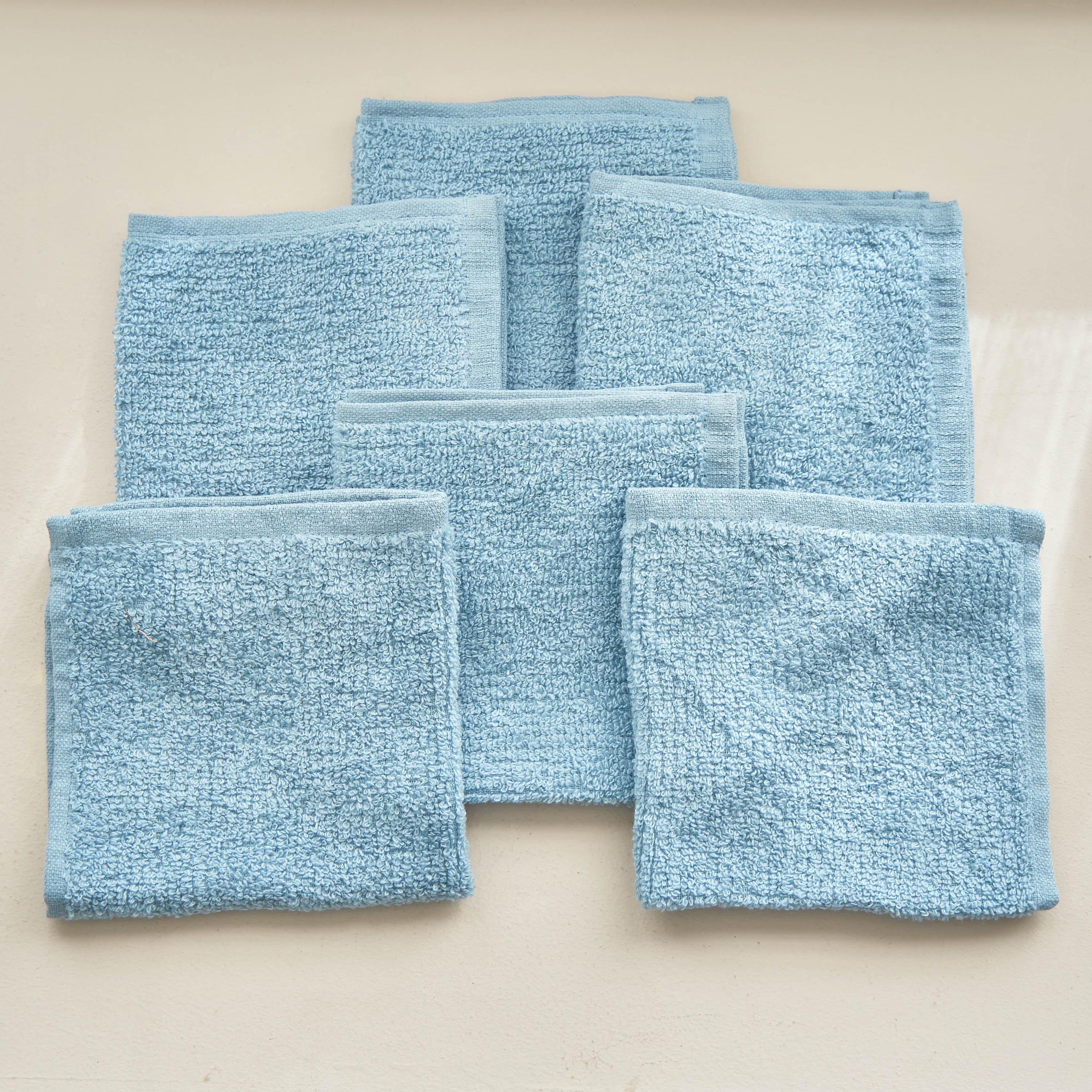طقم مناشف وجه قطن خالية من الالتواءات 6 قطع من كلاود تاتش - 30x30 سم-hbxbathroom-bathroomtextiles-image-3
