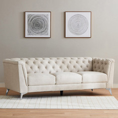 Hax 3-Seater Fabric Sofa