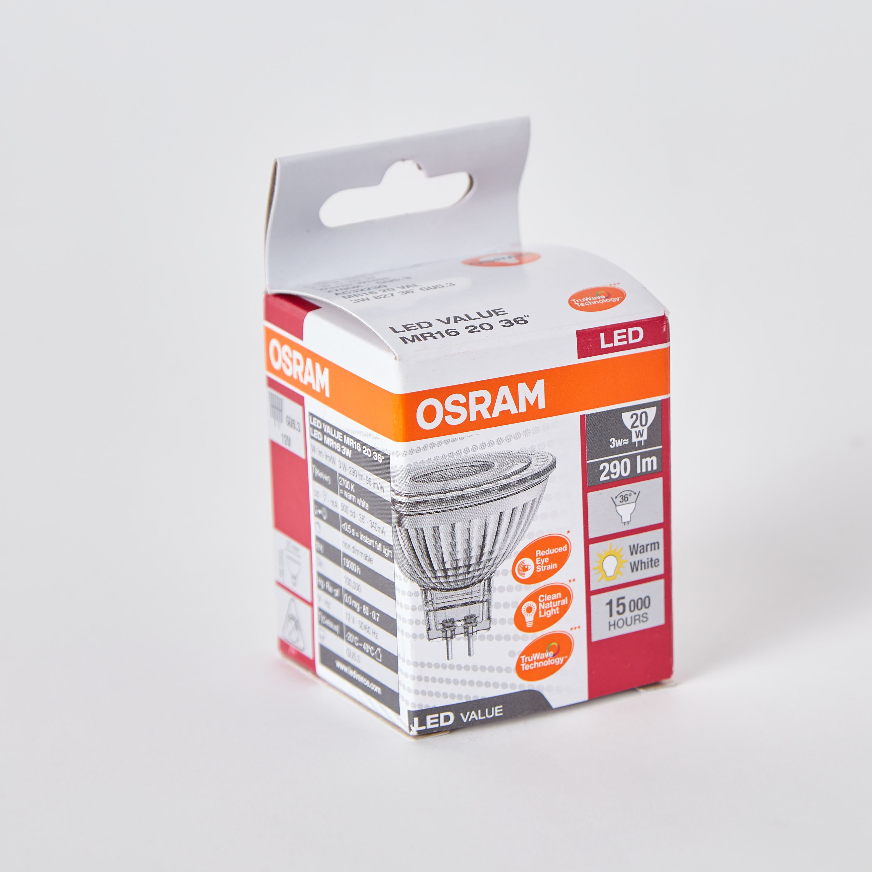 Osram MR 16 20W 290 Lumen Warm White LED Bulb-hbxbedroom-lighting-lightingaccessories-image-3