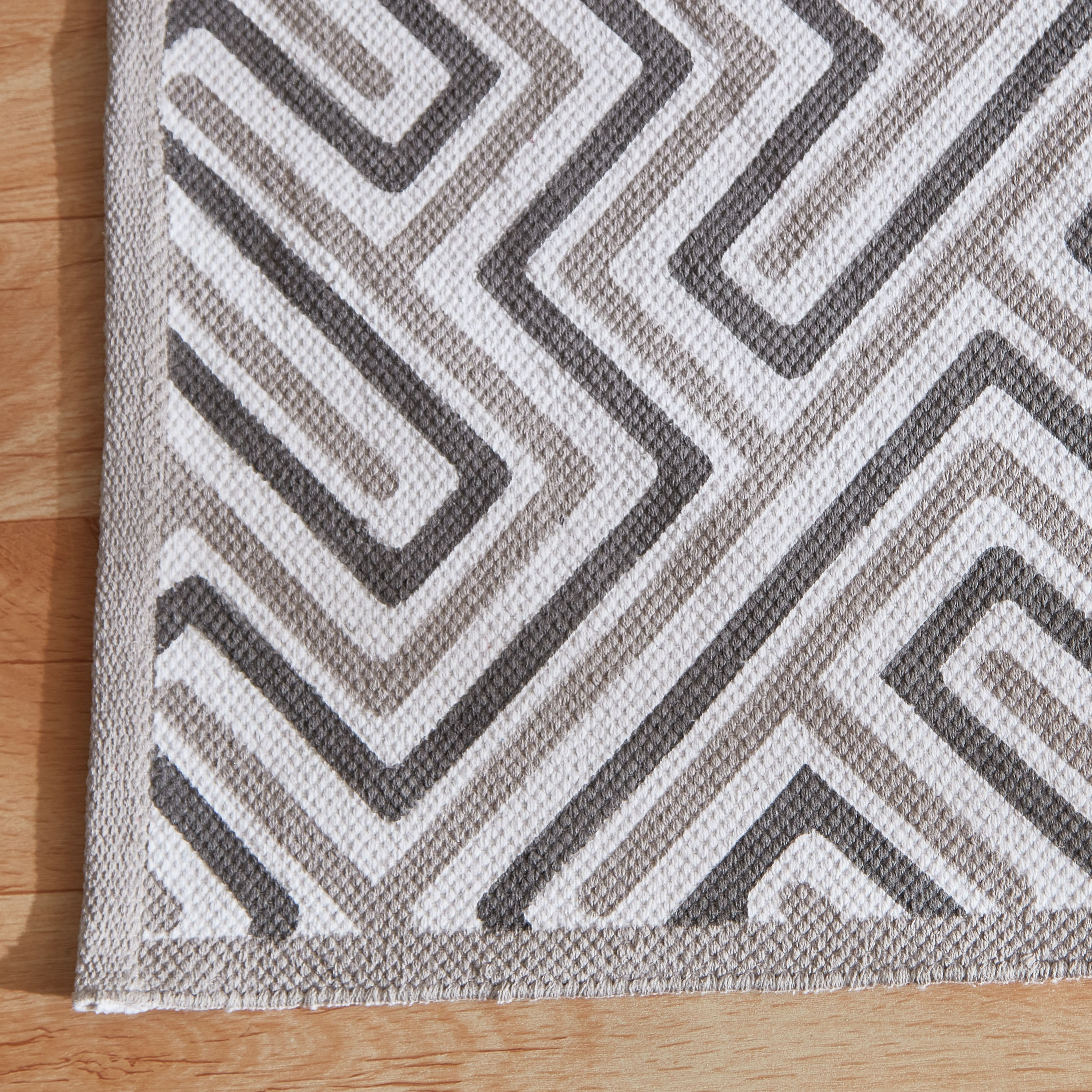 Oliver Cece Cotton Handmade Dhurrie - 60x90 cm-hbxdecorandfurnishings-floorcoverings-rugs-image-2