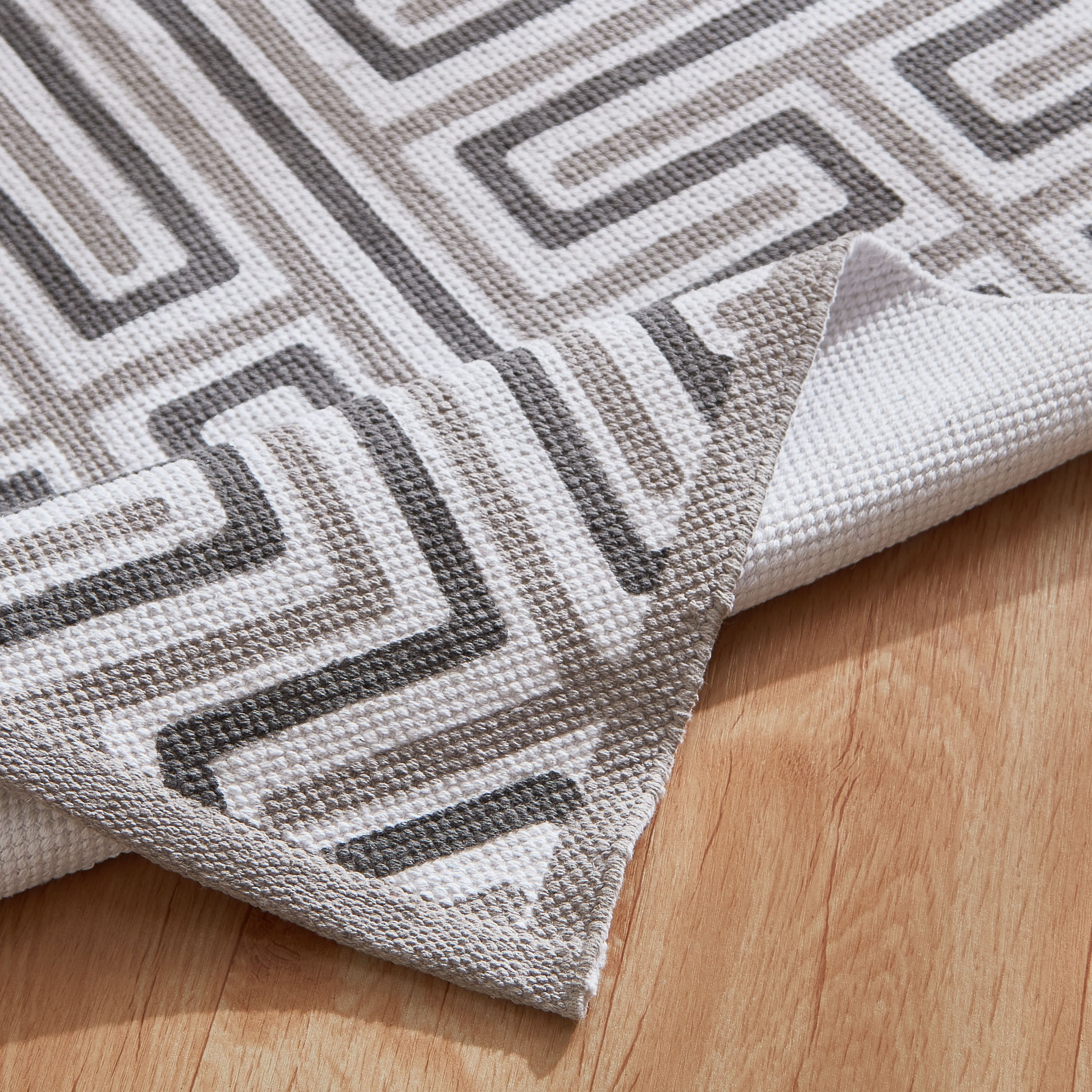 Oliver Cece Cotton Handmade Dhurrie - 60x90 cm-hbxdecorandfurnishings-floorcoverings-rugs-image-4