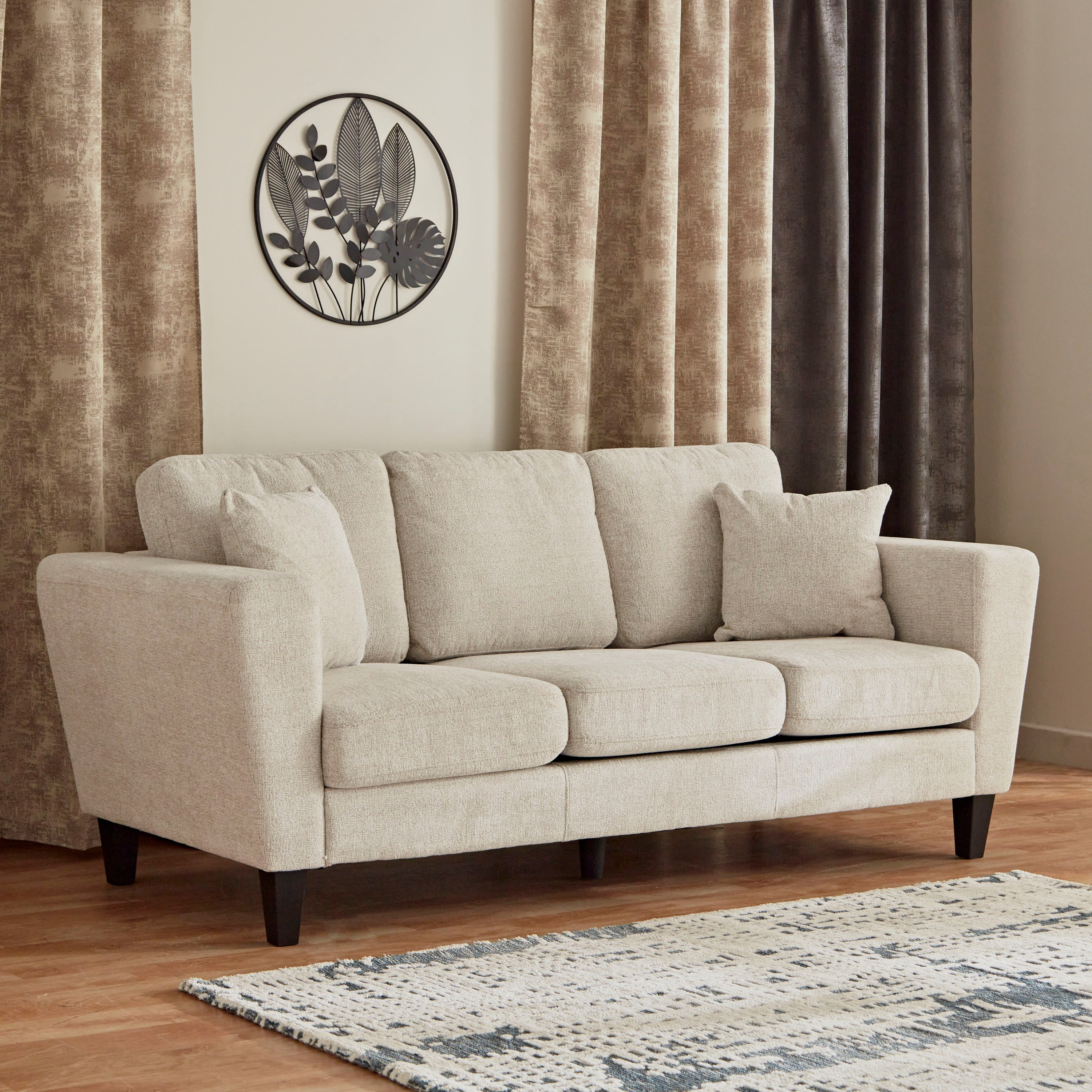 كنبة قماش 3 مقاعد مع وسادتين - كاثي-hbxlivingroom-sofasandarmchairs-sofas-image-1