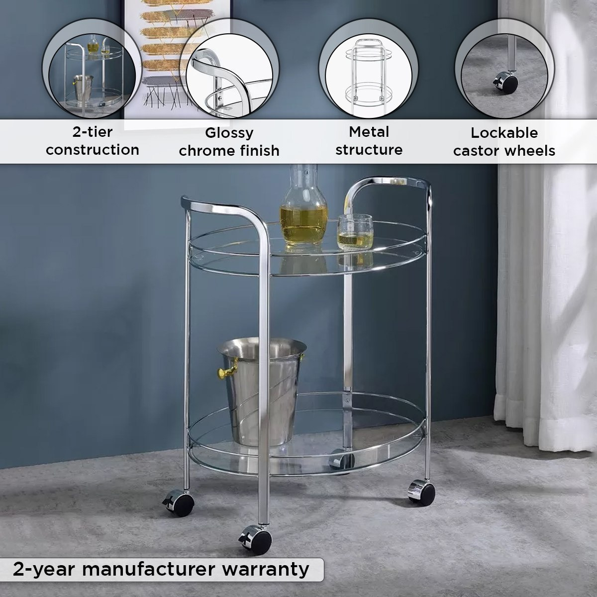 Blair 2-Tier Serving Trolley-hbxlivingroom-tablesandstands-servingtrolleys-image-4