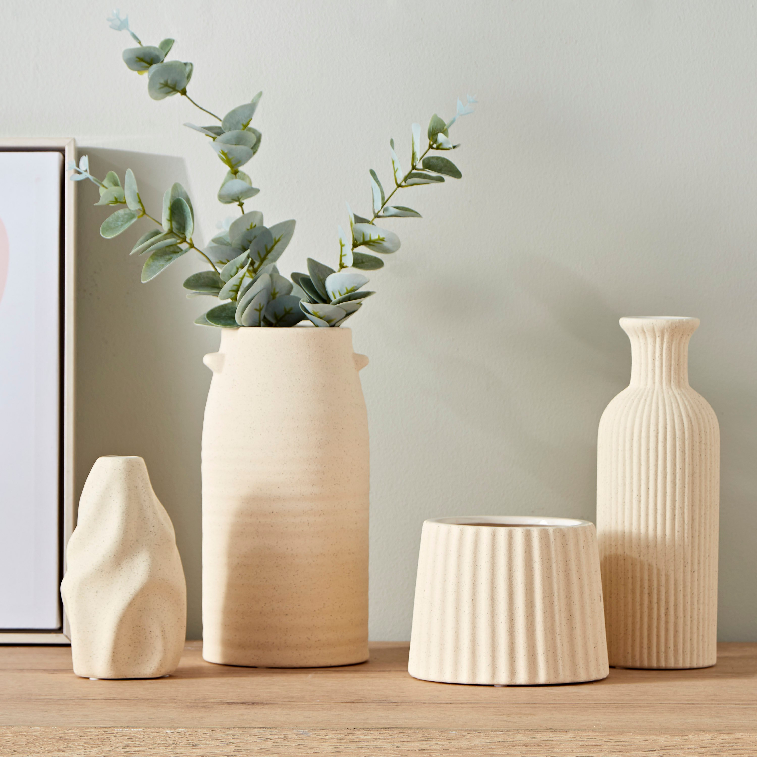 Sansa Ceramic Vase - 12.3x12.3x25 cm-hbxbedroom-decorandaccessories-vases-image-5