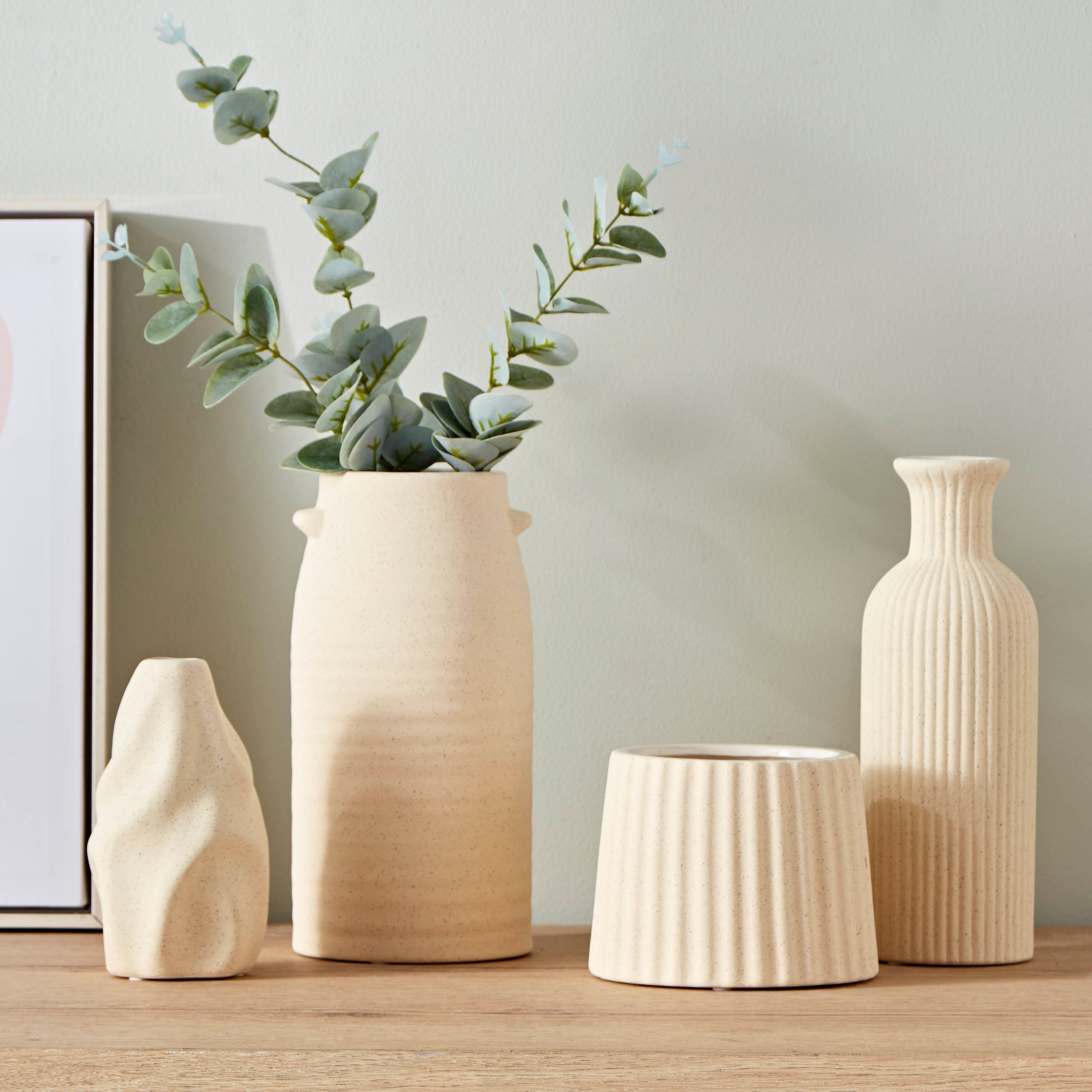 مزهرية سيراميك من سانسا - 15x9x26 سم-hbxbedroom-decorandaccessories-vases-image-5