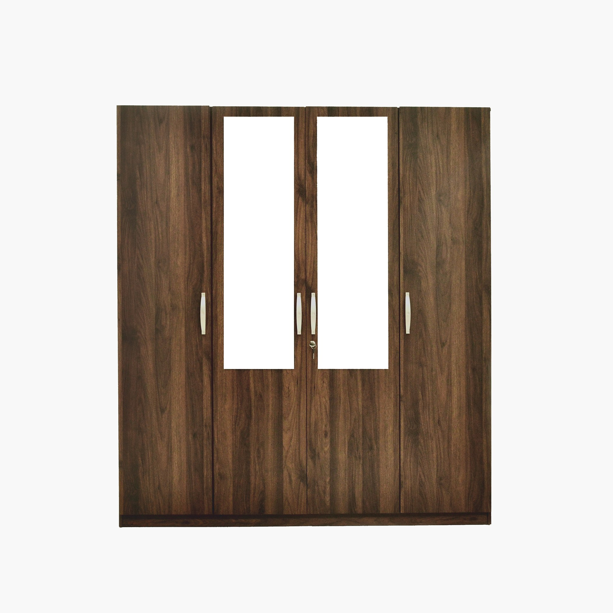 Kulltorp Plus 4-Door Wardrobe with Mirror and Lock-hbxfurniture-wardrobes-image-3