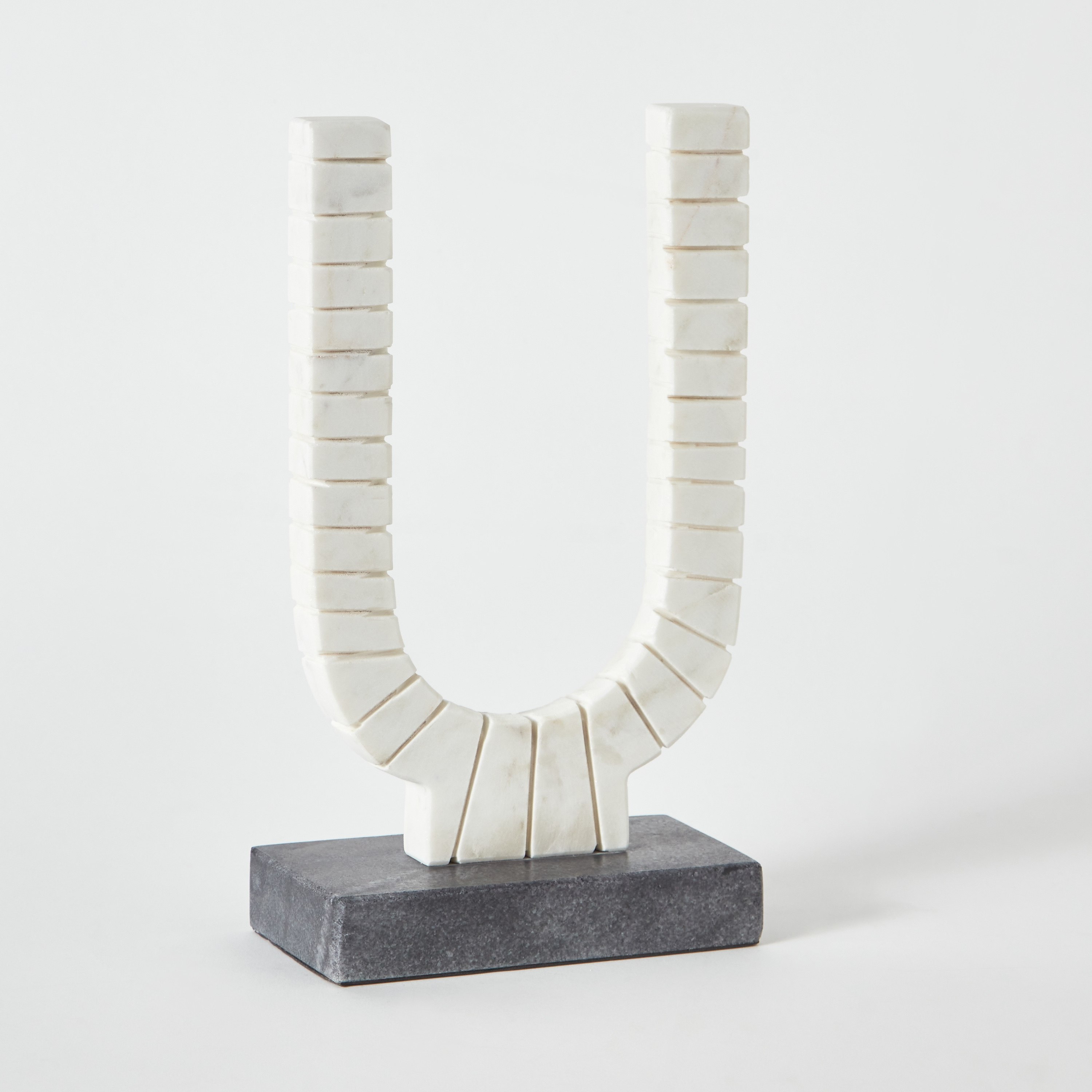 قطعة ديكور رخام بقاعدة من ليف- 15x7.5x26 سم-hbxhomeware-homedecor-figurinesandornaments-image-6