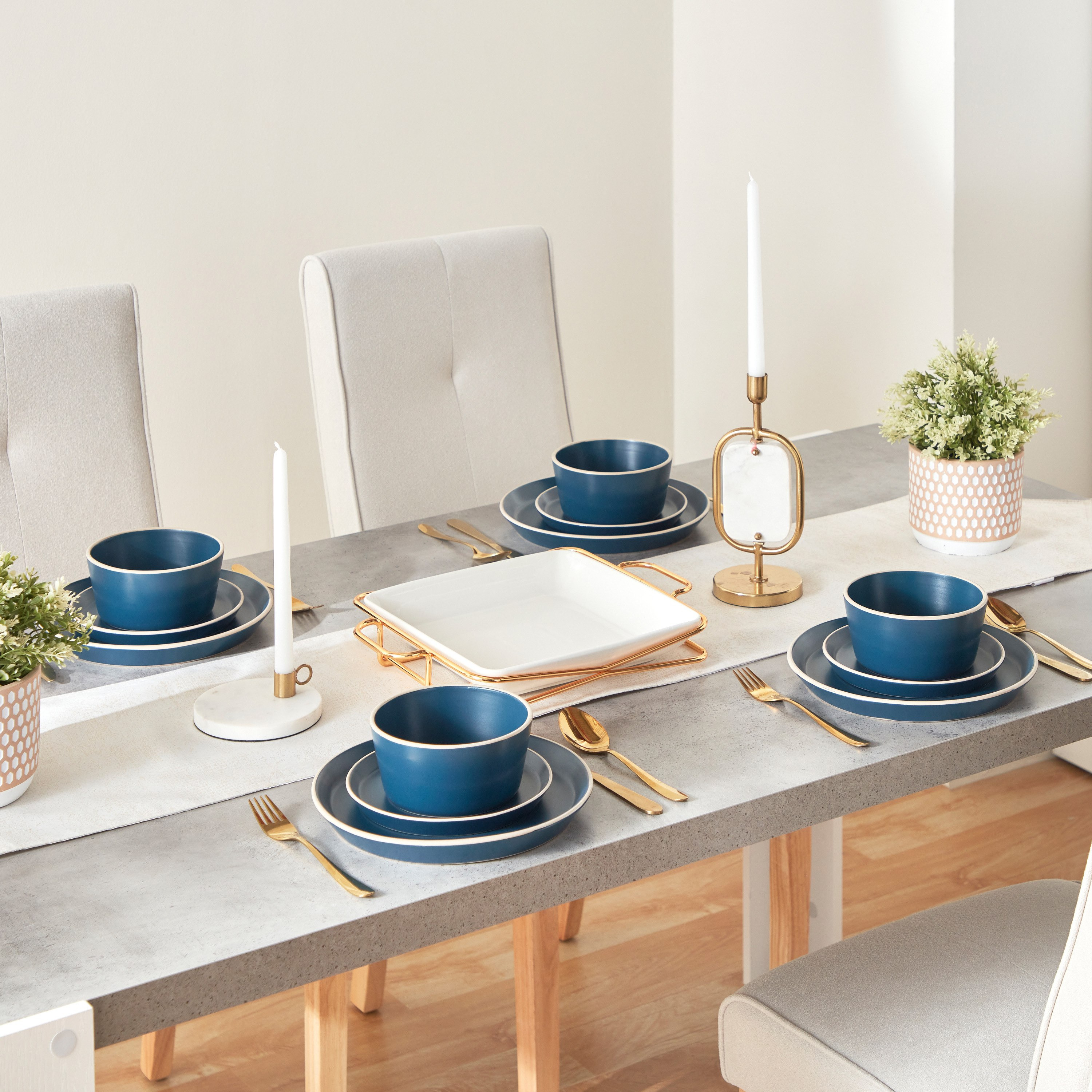 طقم عشاء من الخزف الصيني 12 قطعة من سافير سيمفوني-hbxhomeware-hbxkitchen-image-7