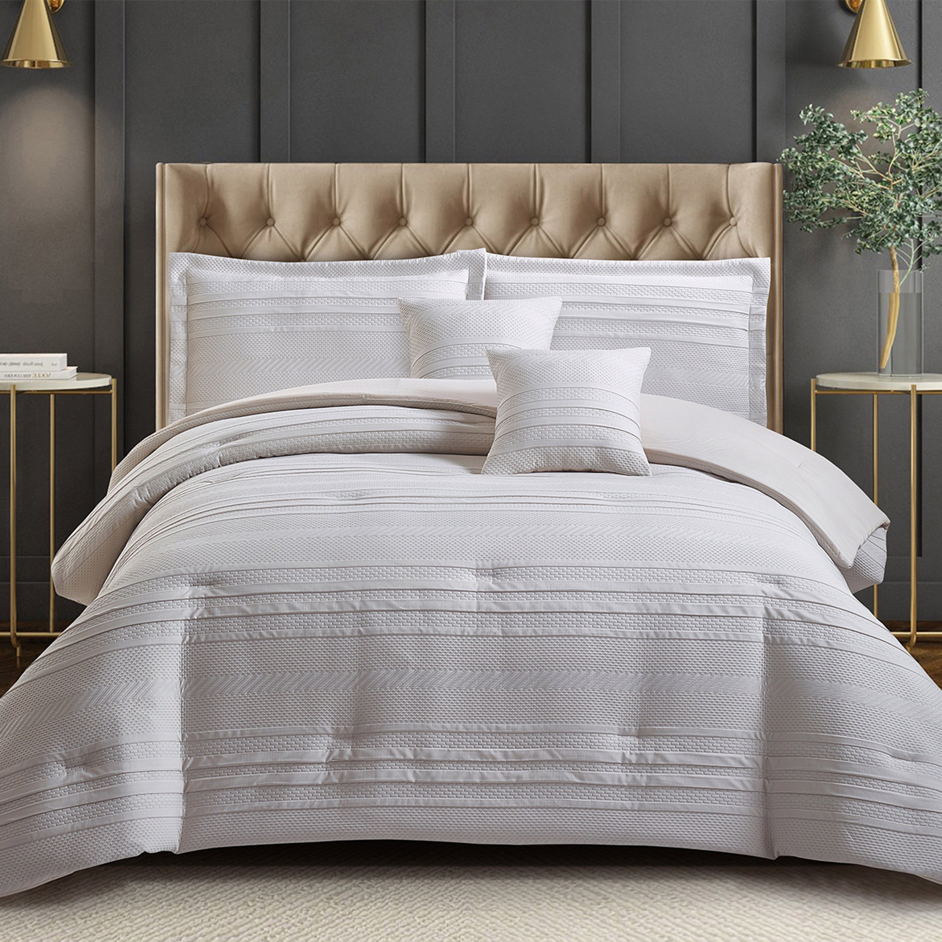 Vertex JQ 6-Piece King BIAB Comforter Set - 220x240 cm-hbxhomeware-bedding-bedinabag-image-4