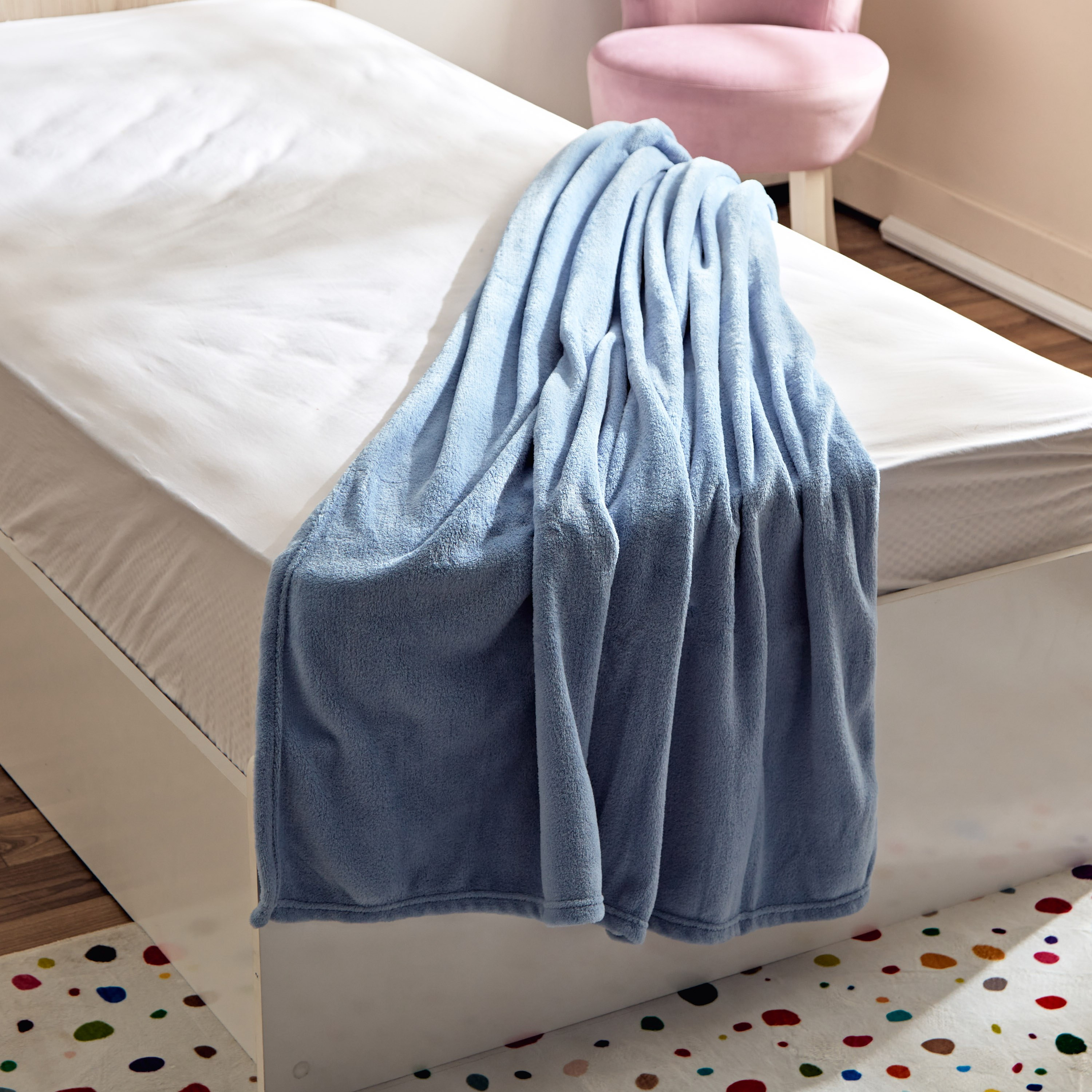 بطانية أطفال صوف كورال سادة من أونتاريو - 170x120 سم-hbxhomeware-hbxkidsandyouth-image-4