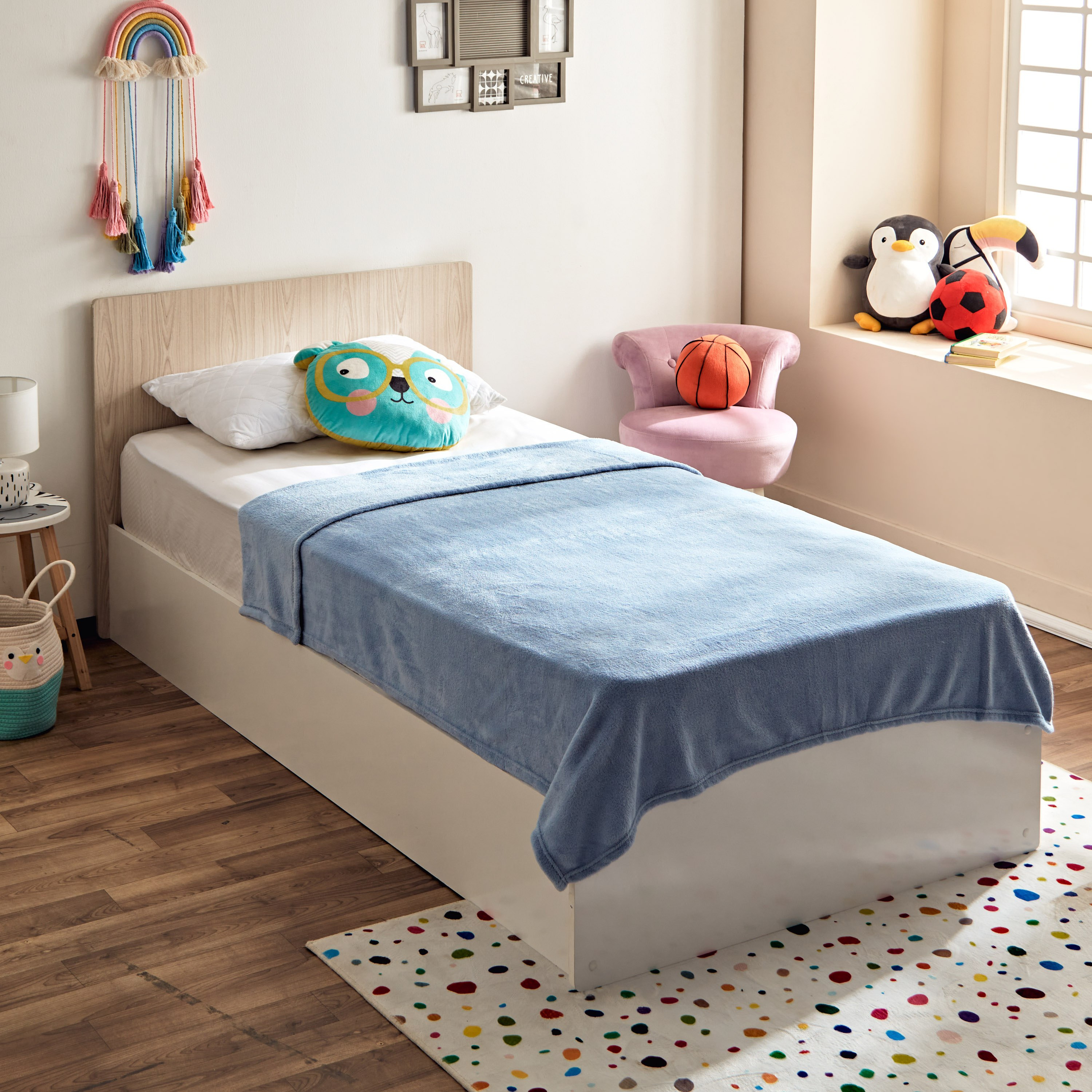 بطانية أطفال صوف كورال سادة من أونتاريو - 170x120 سم-hbxhomeware-hbxkidsandyouth-image-6