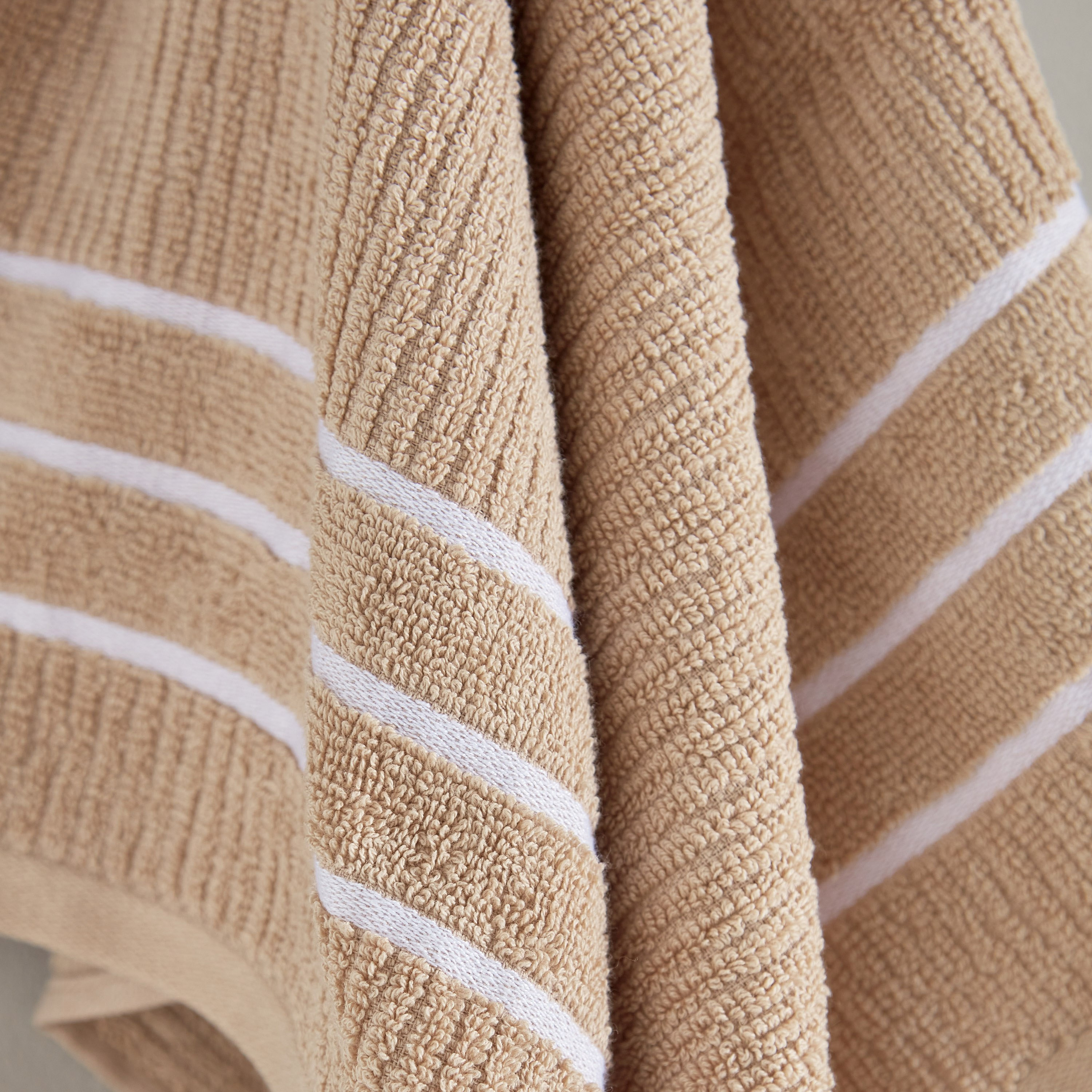 منشفة يد قطن مضلّعة من ماتيو - 70x40 سم-hbxbathroom-bathroomtextiles-image-3