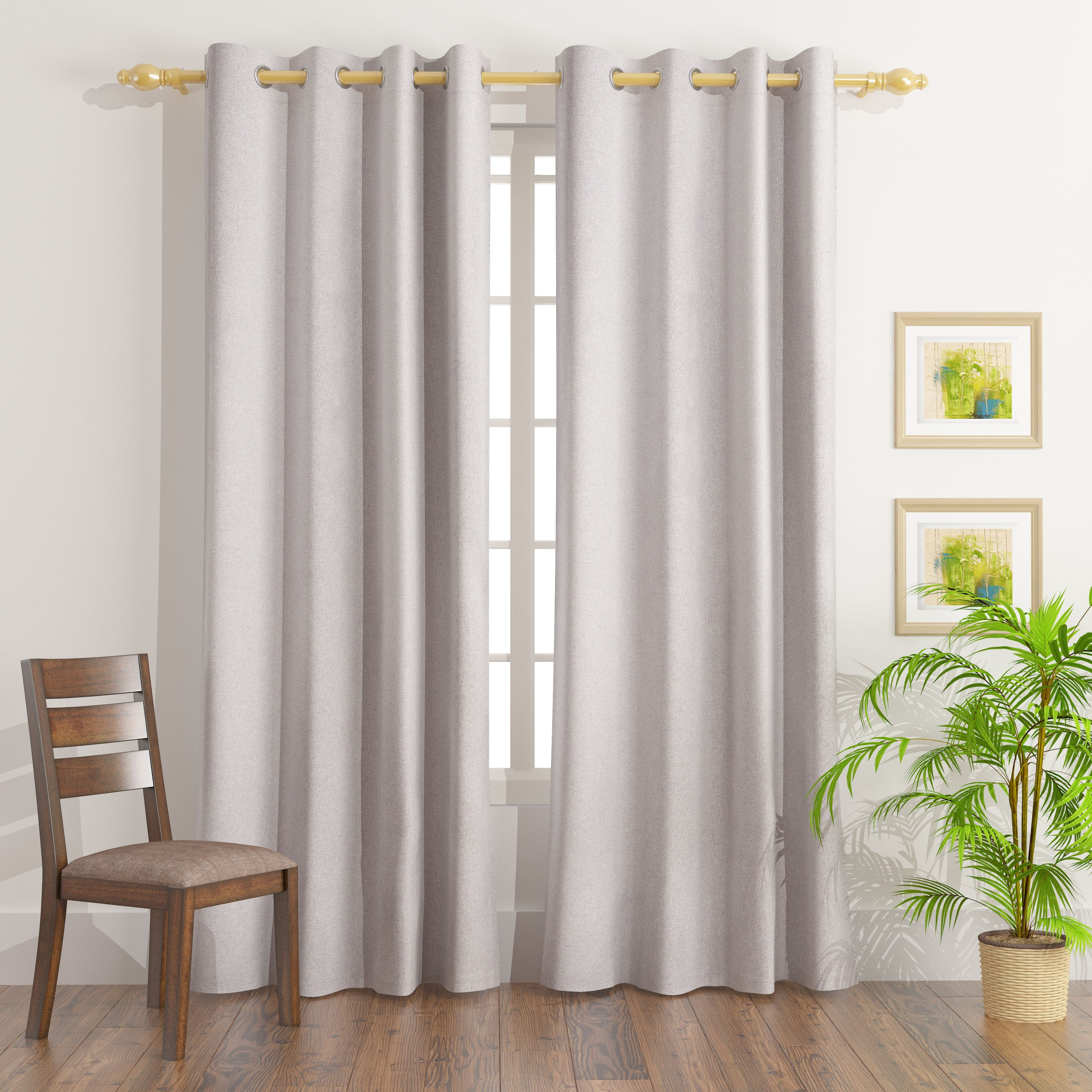 زوج ستائر تعتيم طويلة للغاية منسوجة من لاباز - 140x300 سم-hbxhomeware-hbxdecorandfurnishings-image-1