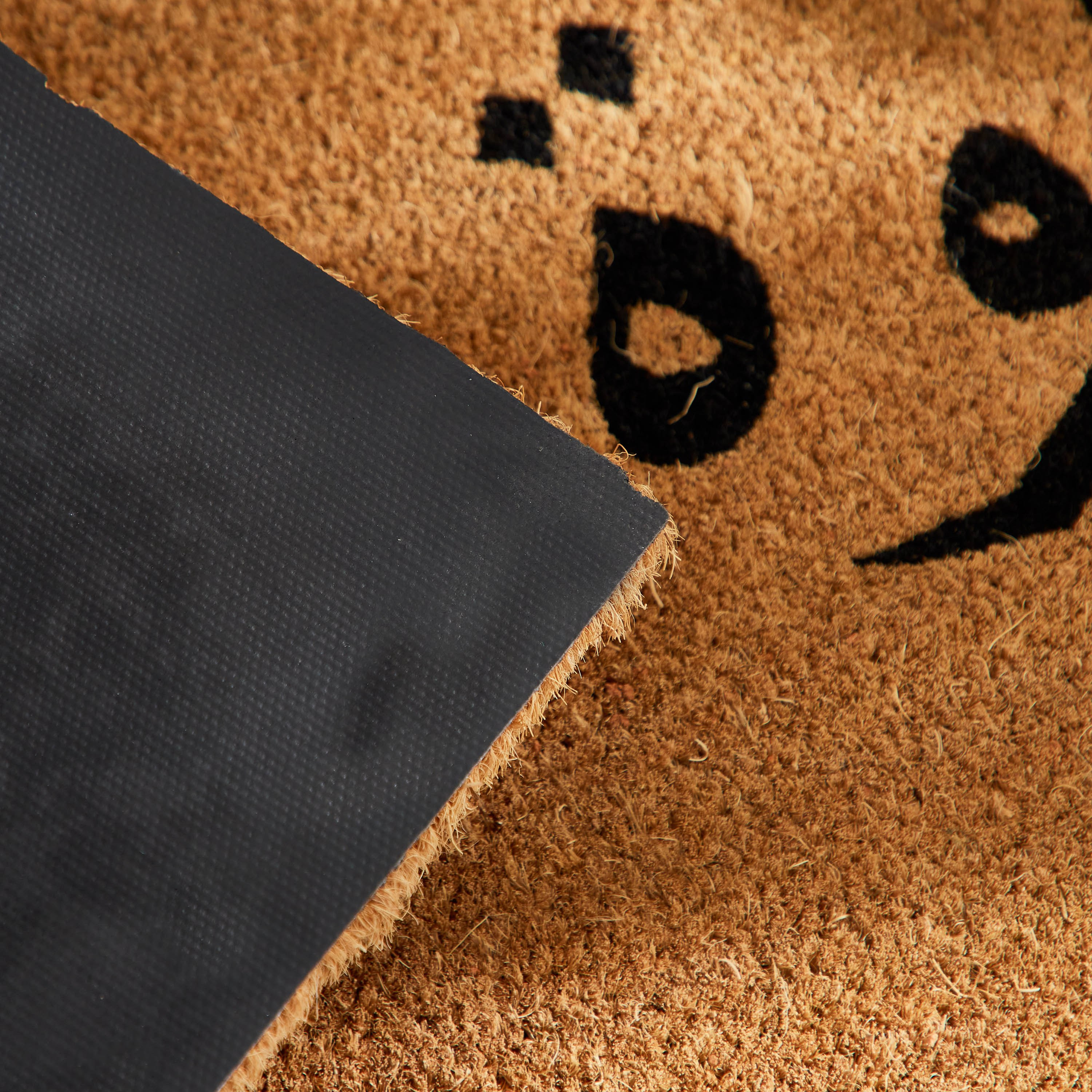 سجادة باب من ألياف جوز الهند بظهر بي في سي وطبعات - 45x100 سم-hbxhomeware-hbxlivingroom-image-4