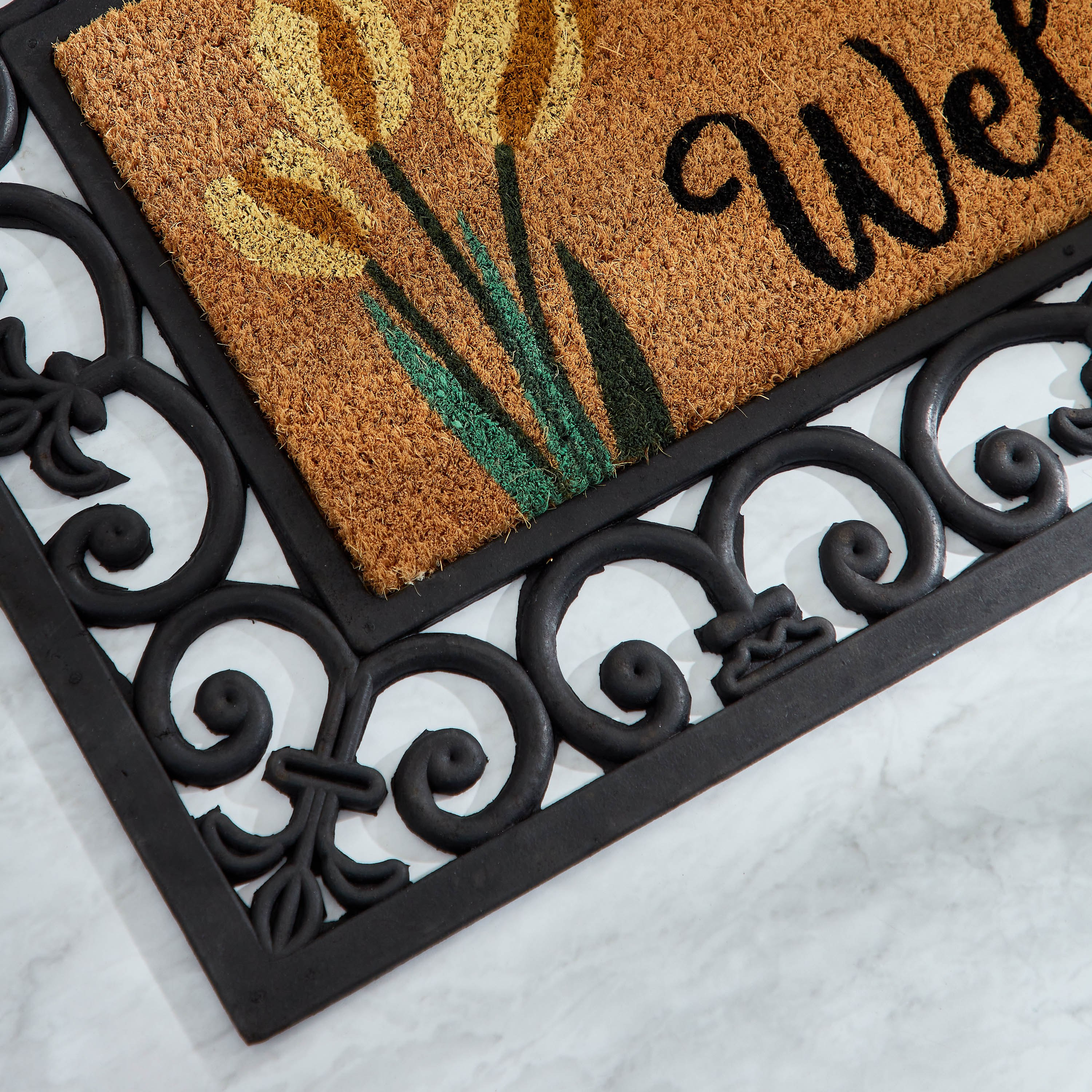 سجادة باب من المطاط وألياف جوز الهند - 45x75 سم-hbxhomeware-hbxlivingroom-image-3