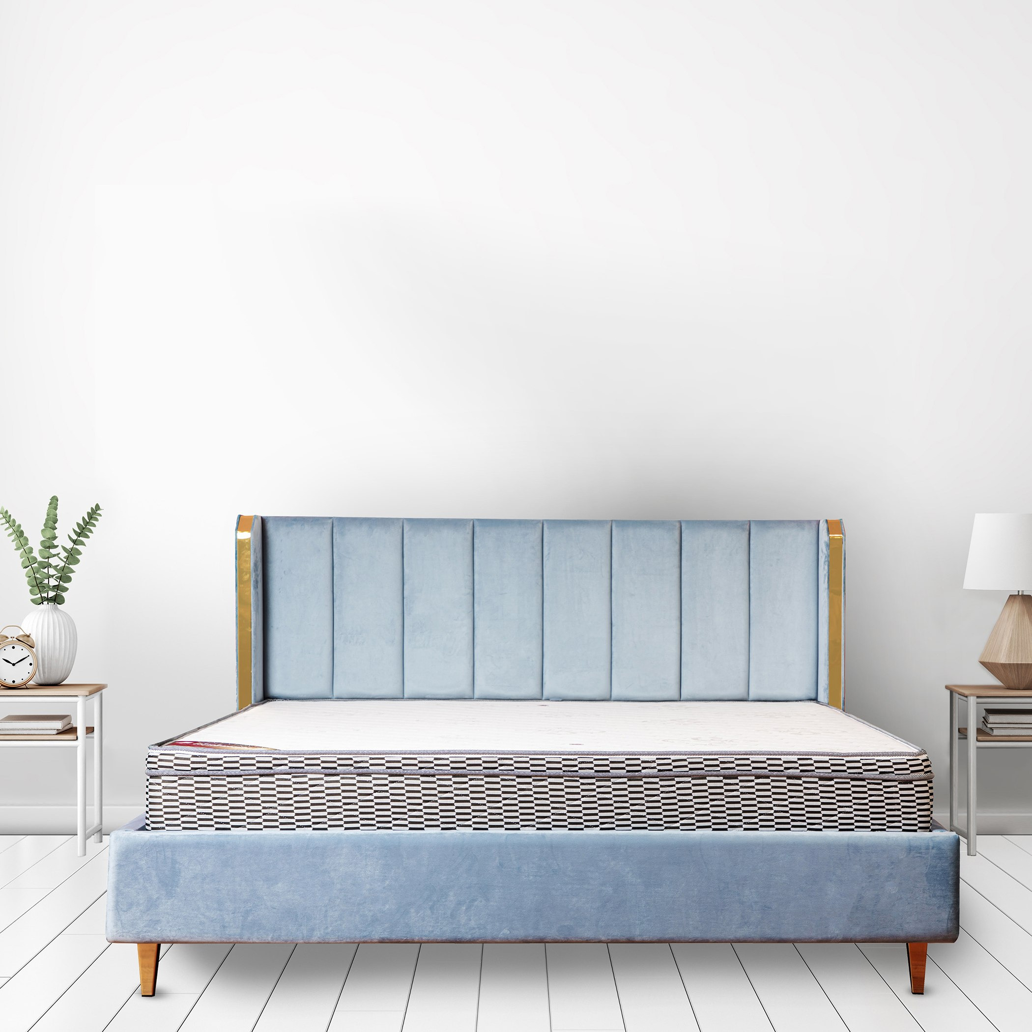مرتبة كوين متوسطة الصلابة بنوابض حلزونية وسطح صندوق من سليب نيست آي ريبوز - 160x200x24 سم-hbxbedroom-mattresses-queen-image-3