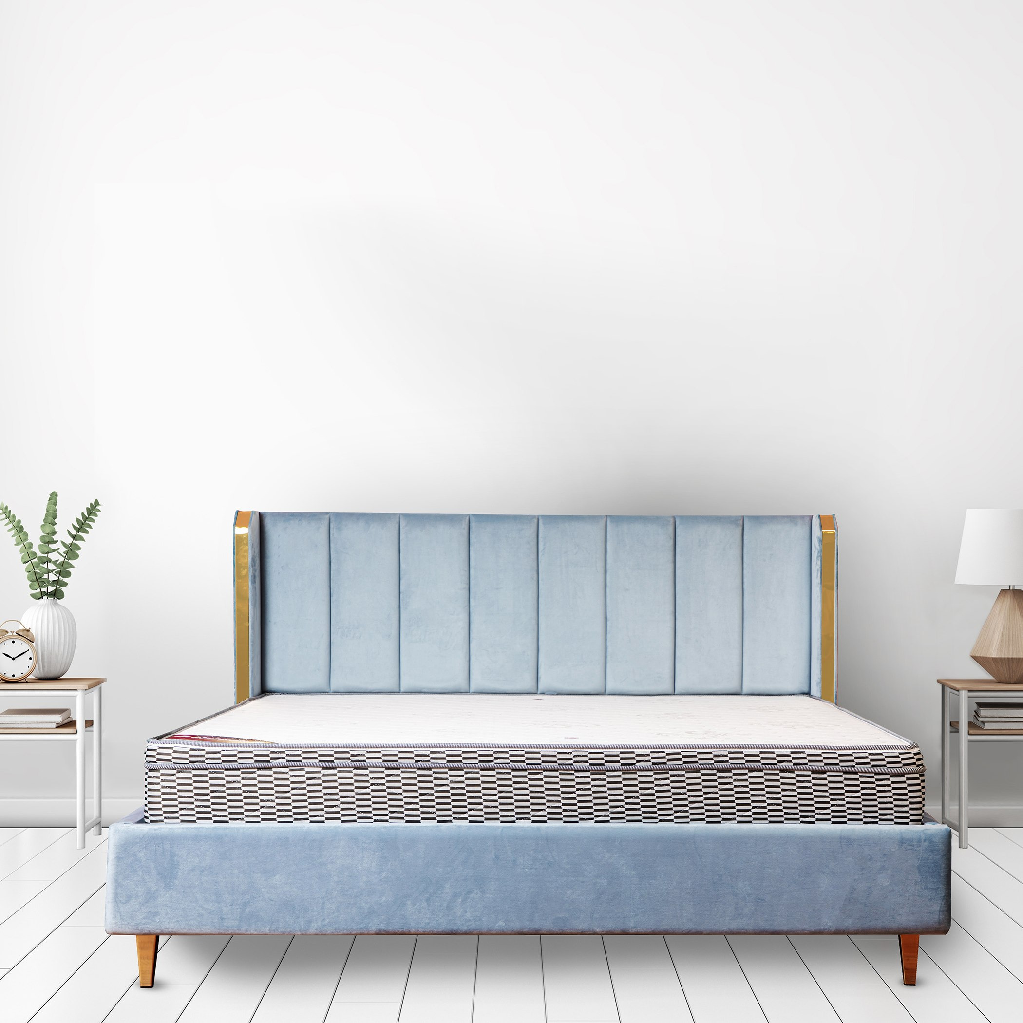 SleepNest iRepose Box Top Medium Firm Bonnell Spring King Mattress - 180x200x24 cm-hbxfurniture-mattresses-king-image-3