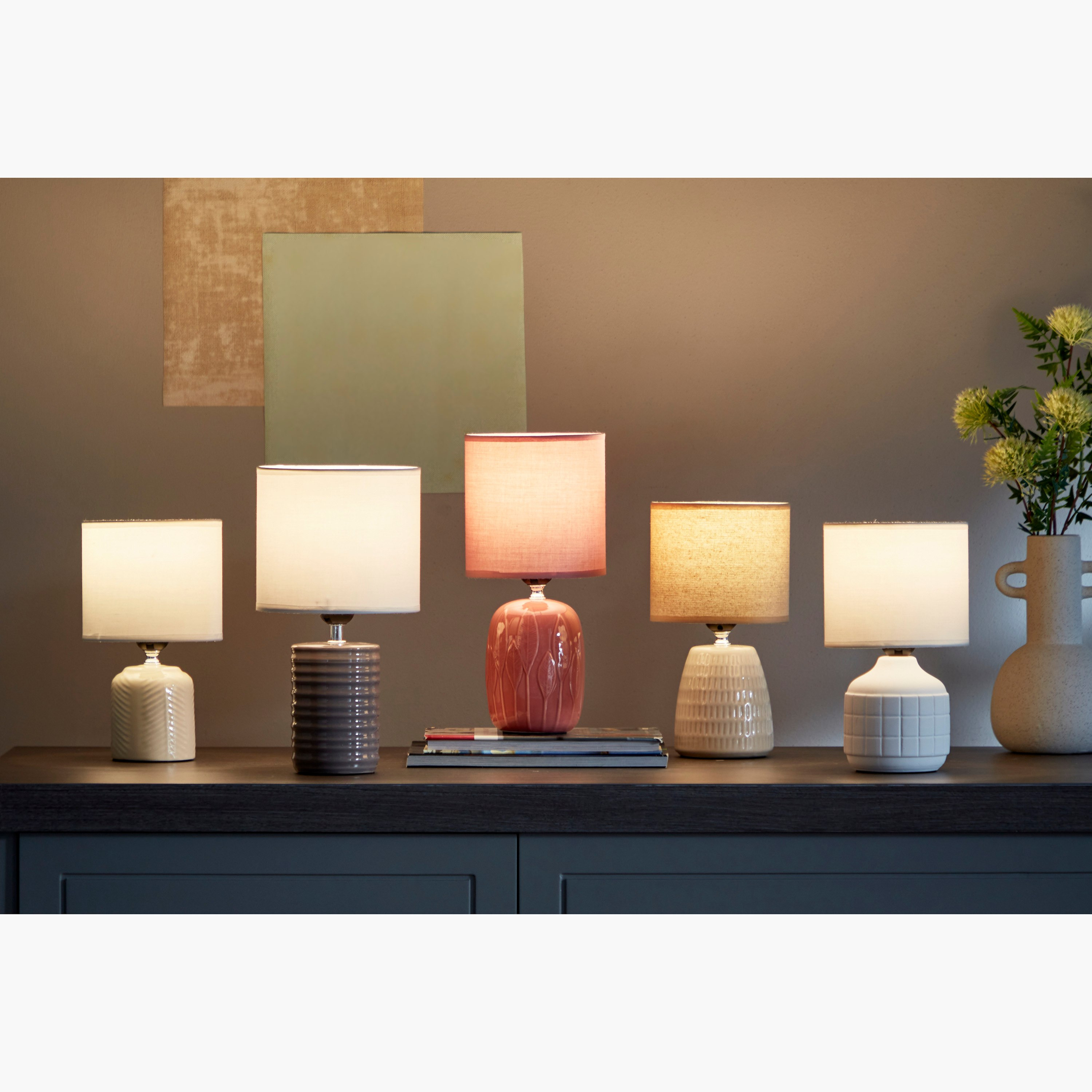 مصباح طاولة سيراميك من سكايلر - 15x15x32 سم-hbxlivingroom-lighting-tablelamps-image-6