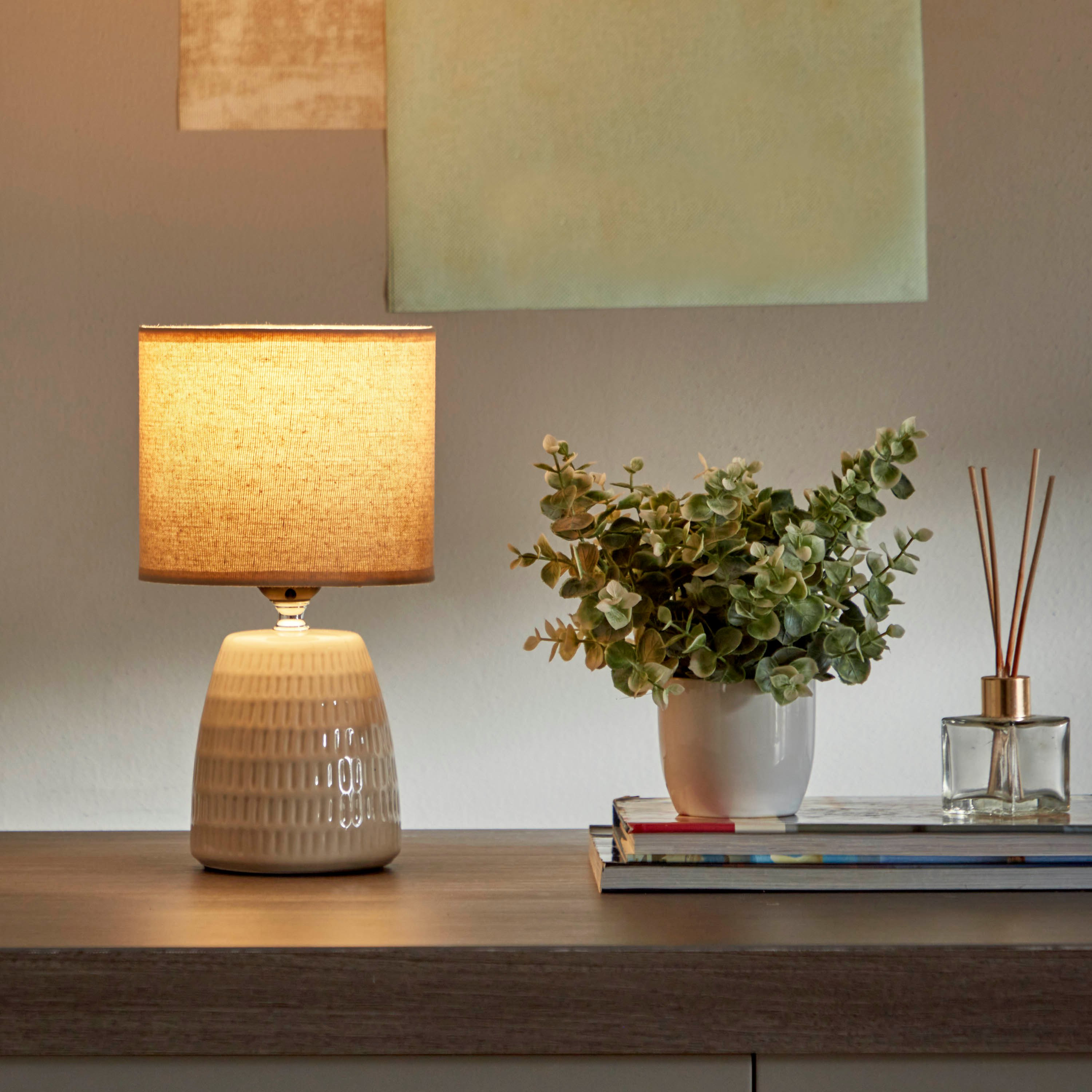 مصباح طاولة سيراميك من سكايلر - 15x15x29 سم-hbxlivingroom-lighting-tablelamps-image-5