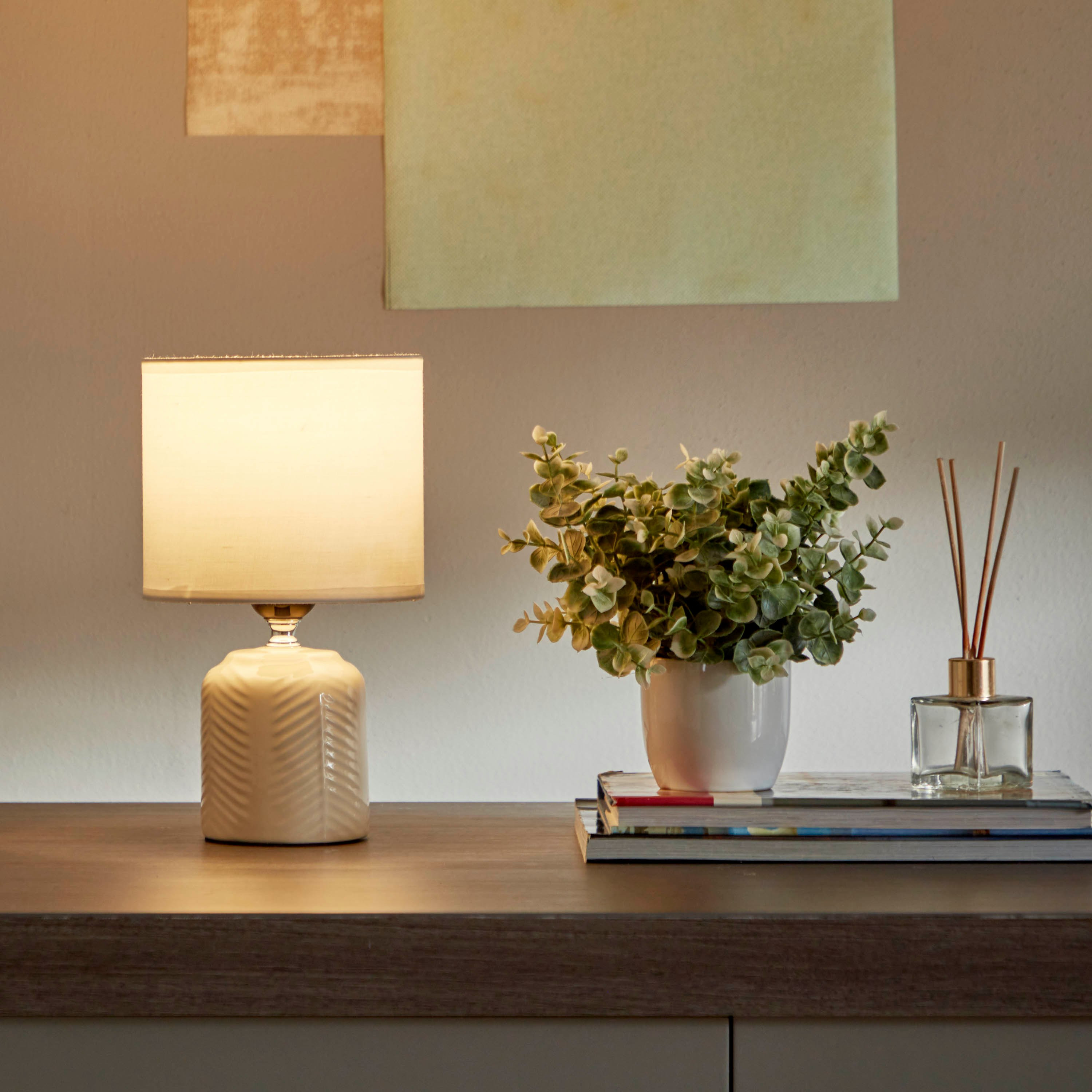 مصباح طاولة سيراميك من سكايلر - 15x15x30 سم-hbxlivingroom-lighting-tablelamps-image-5
