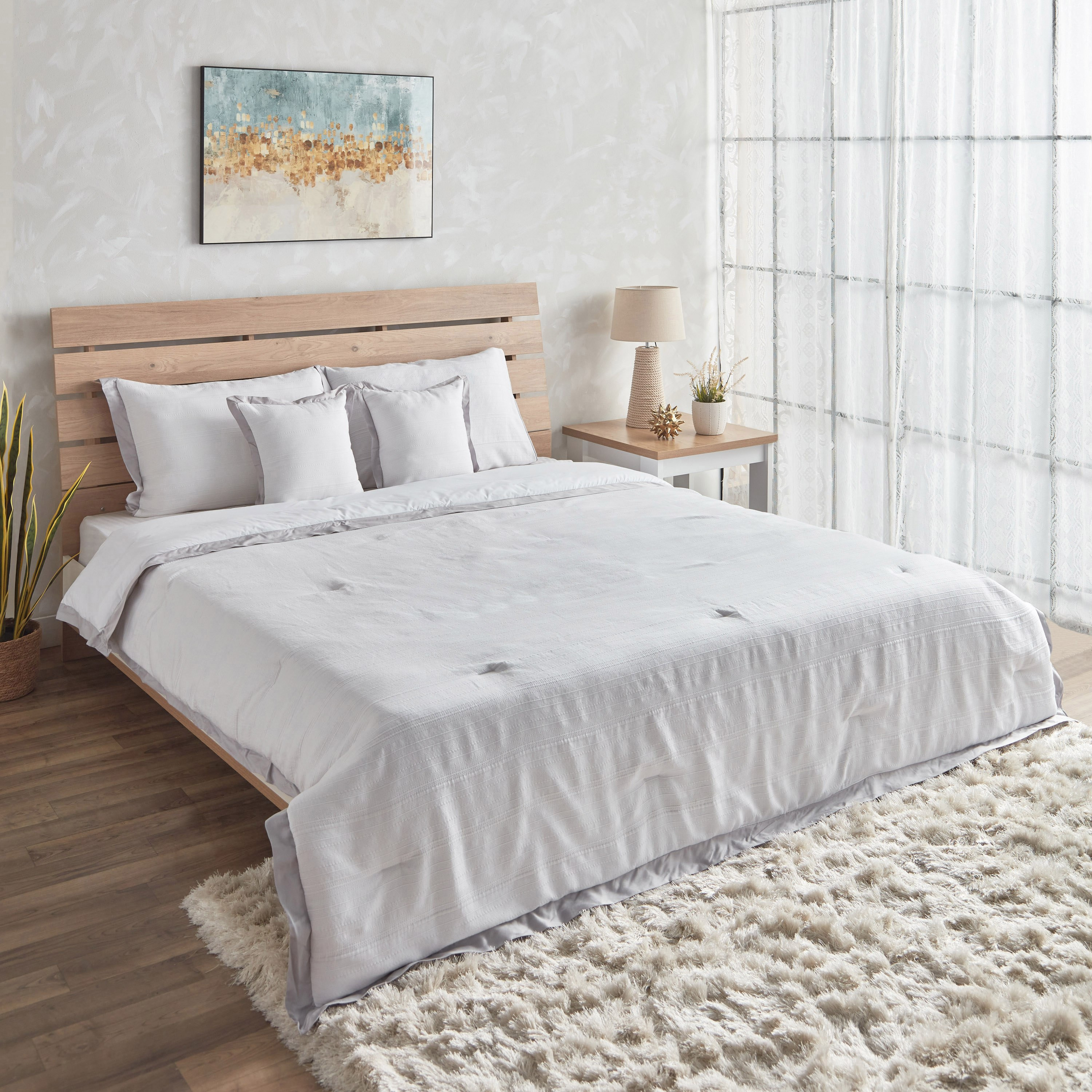 Luna Matelasse 5-Piece Cotton King Comforter Set - 220x240 cm-PROMO_HB_AE_B1G1_250925-image-1
