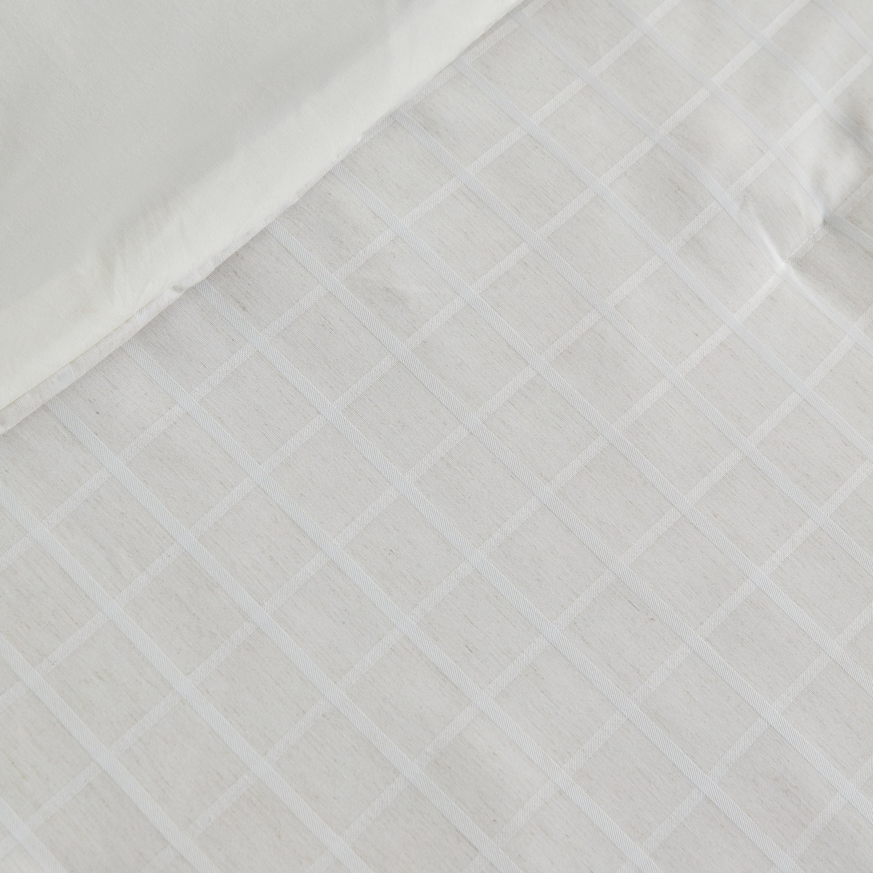 طقم لحاف توين بولي قطن منسوج مربعات 3 قطع من تشيكر - 160x220 سم-hbxkidsandyouth-beddingandfurnishings-comfortersets-image-5