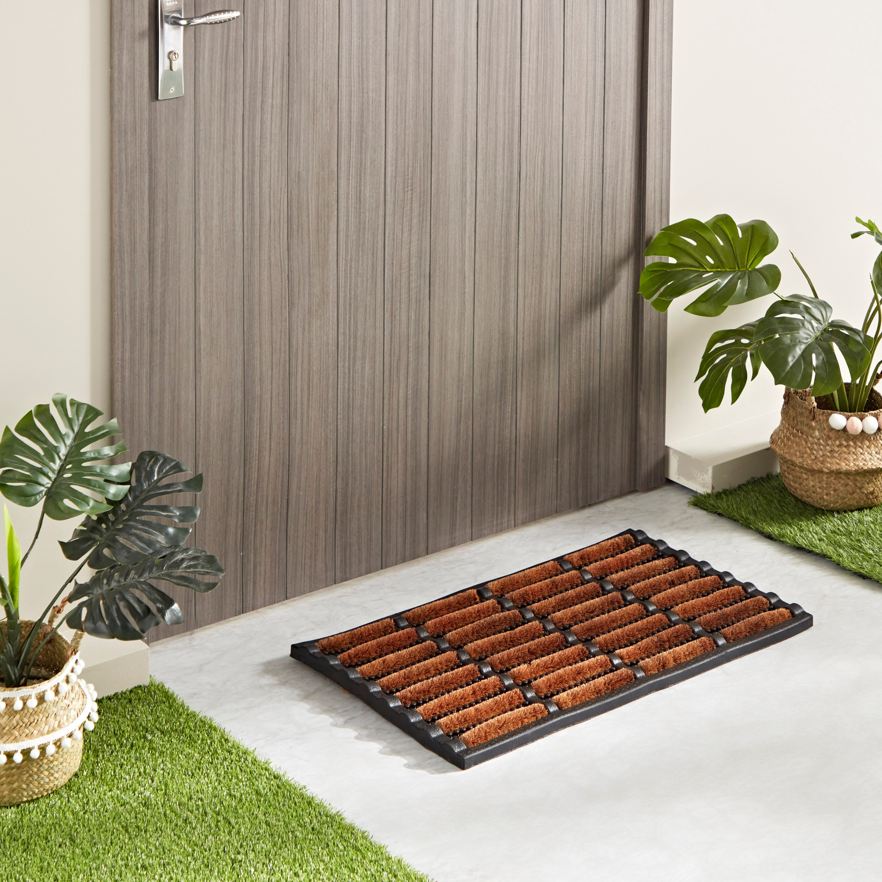 Tera Moulded Coir and Rubber Doormat - 45x75 cm-PROMO_HB_AE_B2G2_011025-image-1