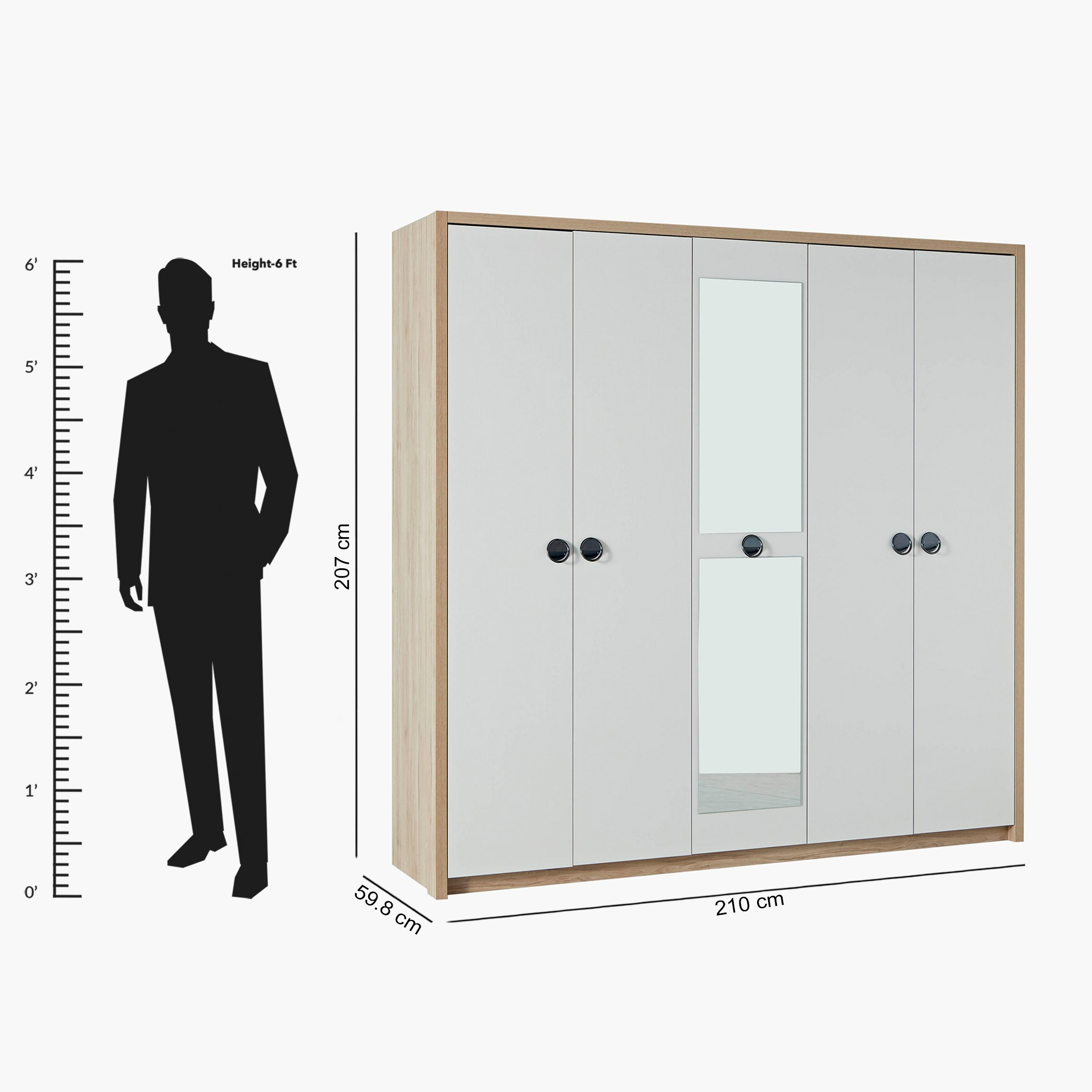 خزانة ملابس 5 أبواب بمرآة من أتلانتا-hbxfurniture-wardrobes-image-11