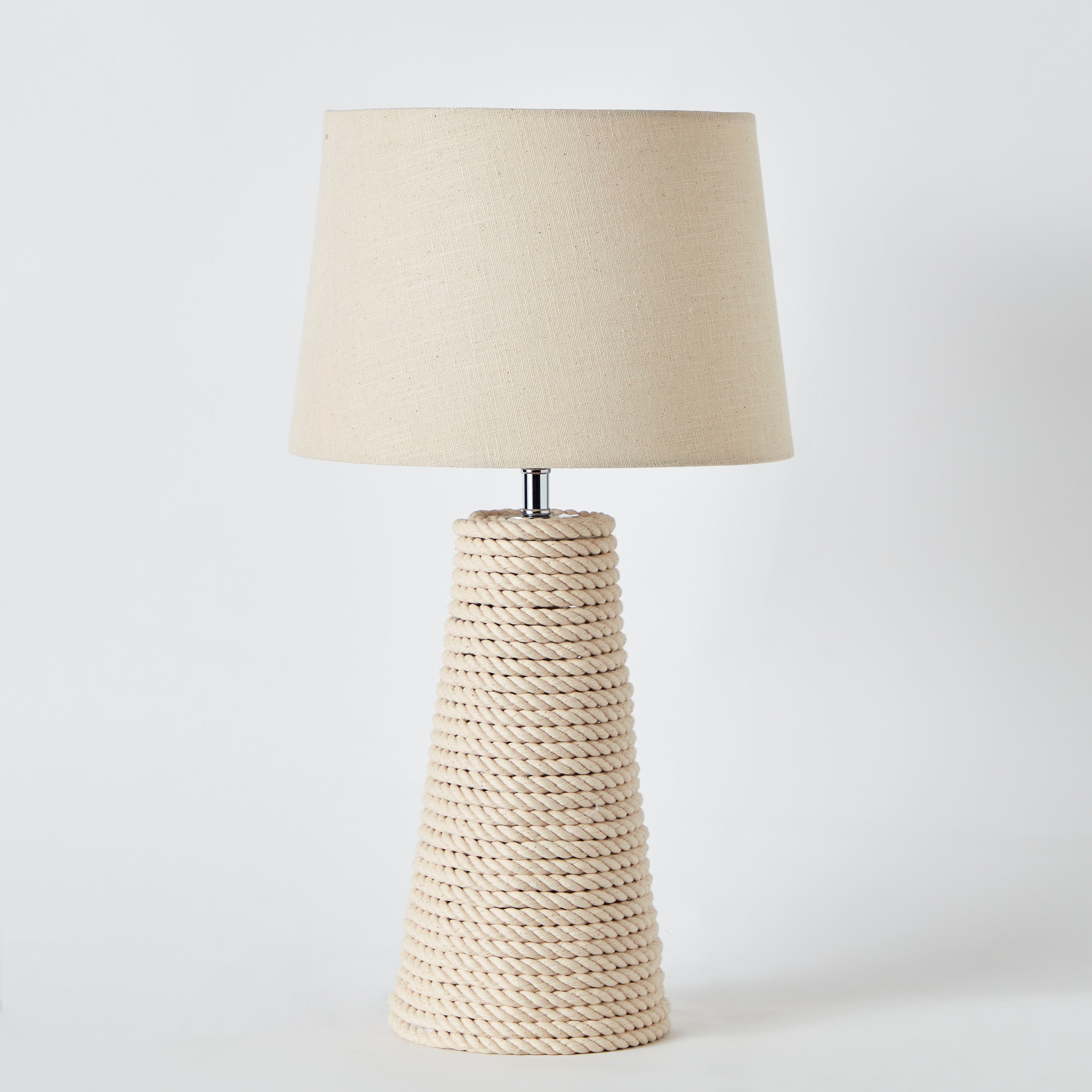 مصباح طاولة حبل مكرمية من ناتشورال - 30x30x54 سم-hbxlivingroom-lighting-tablelamps-image-7