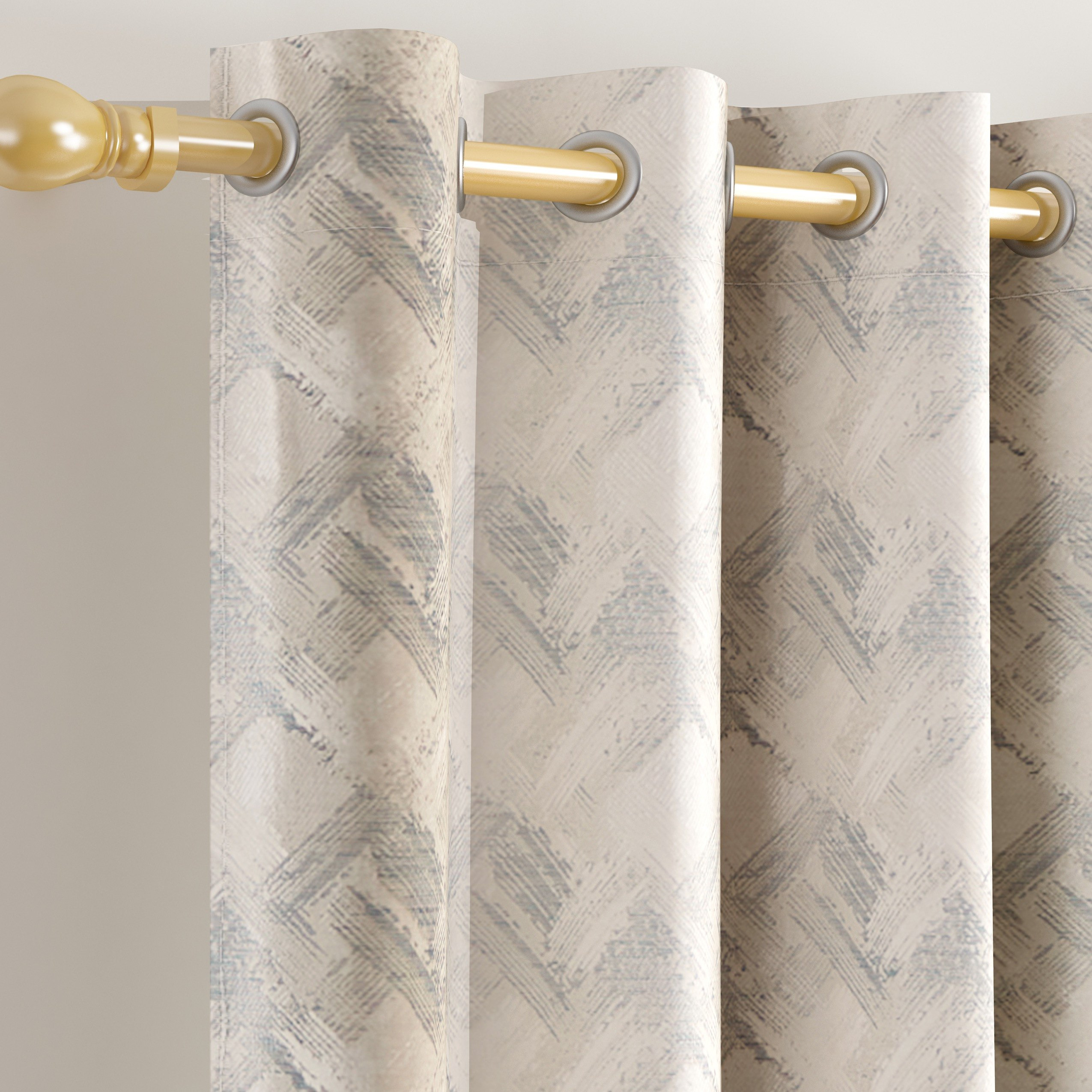 طقم ستائر جاكارد قطعتين من ميلازو ماتريكس - 140x240 سم-hbxhomeware-hbxdecorandfurnishings-image-2