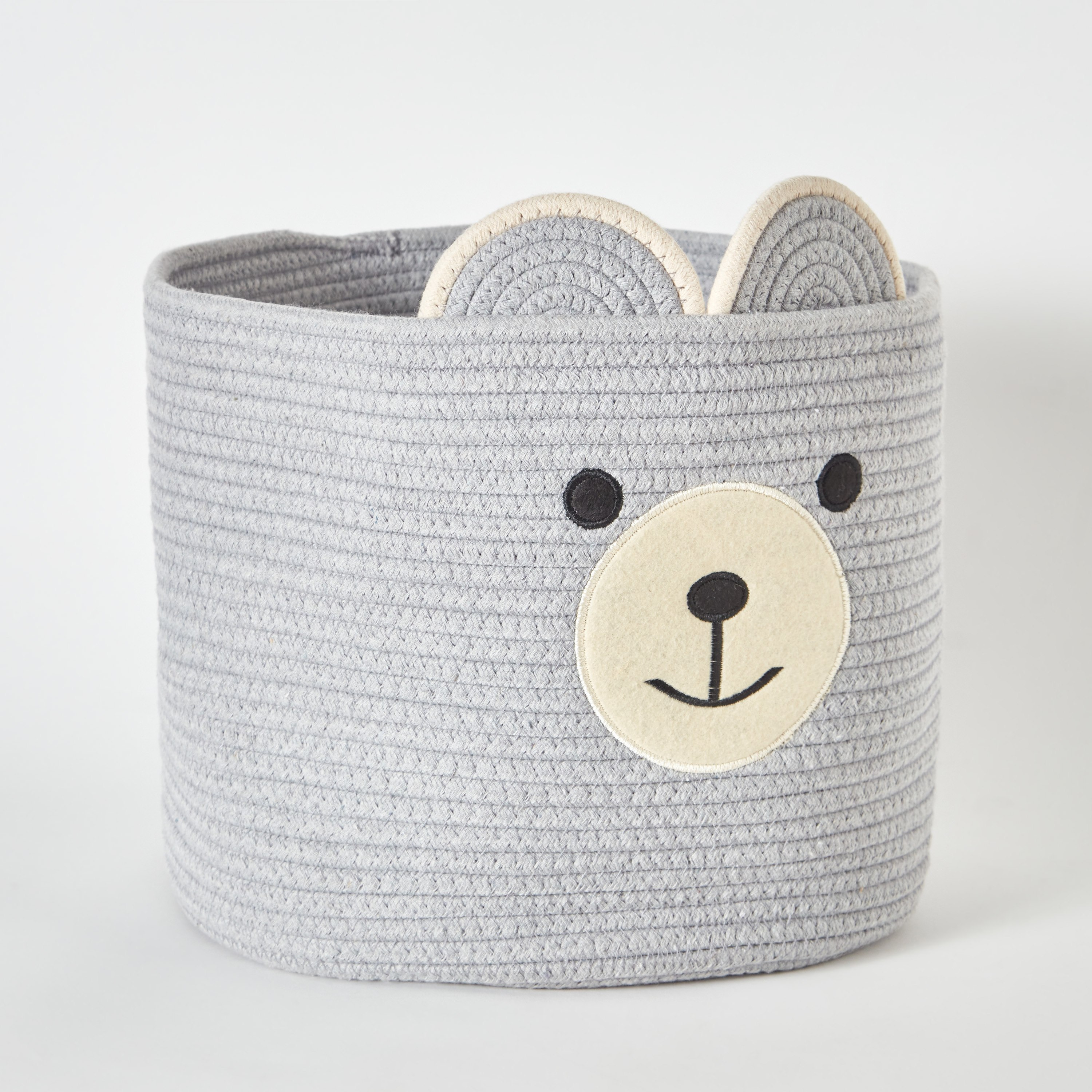 Ron Taurus Puppy Cotton Storage Basket - 32x27 cm-hbxhomeware-hbxkidsandyouth-image-6