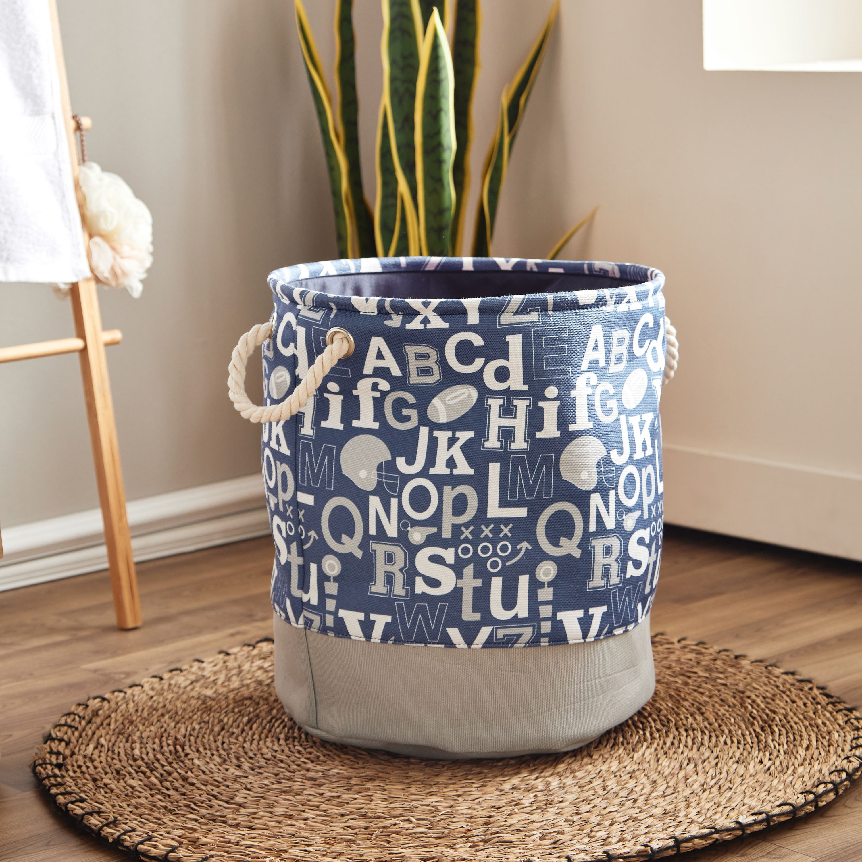 سلة تخزين بتصميم حروف أبجدية من هاري - 35x45 سم-hbxhomeware-hbxkidsandyouth-image-1