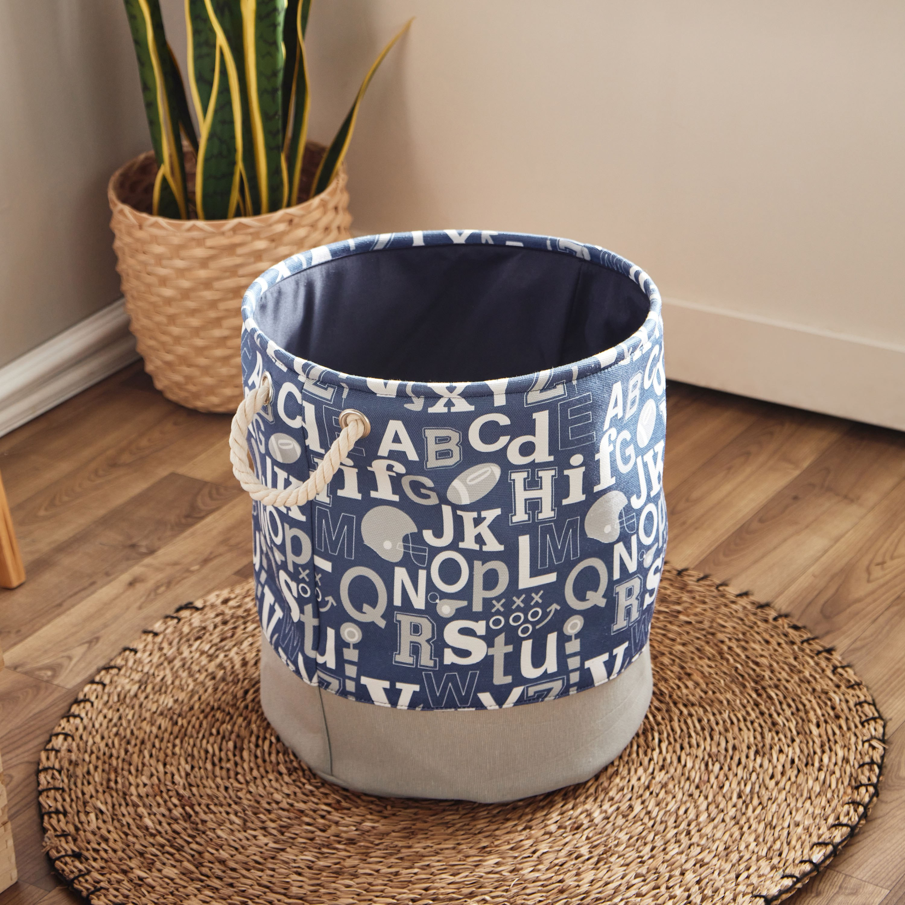 سلة تخزين بتصميم حروف أبجدية من هاري - 35x45 سم-hbxhomeware-hbxkidsandyouth-image-2