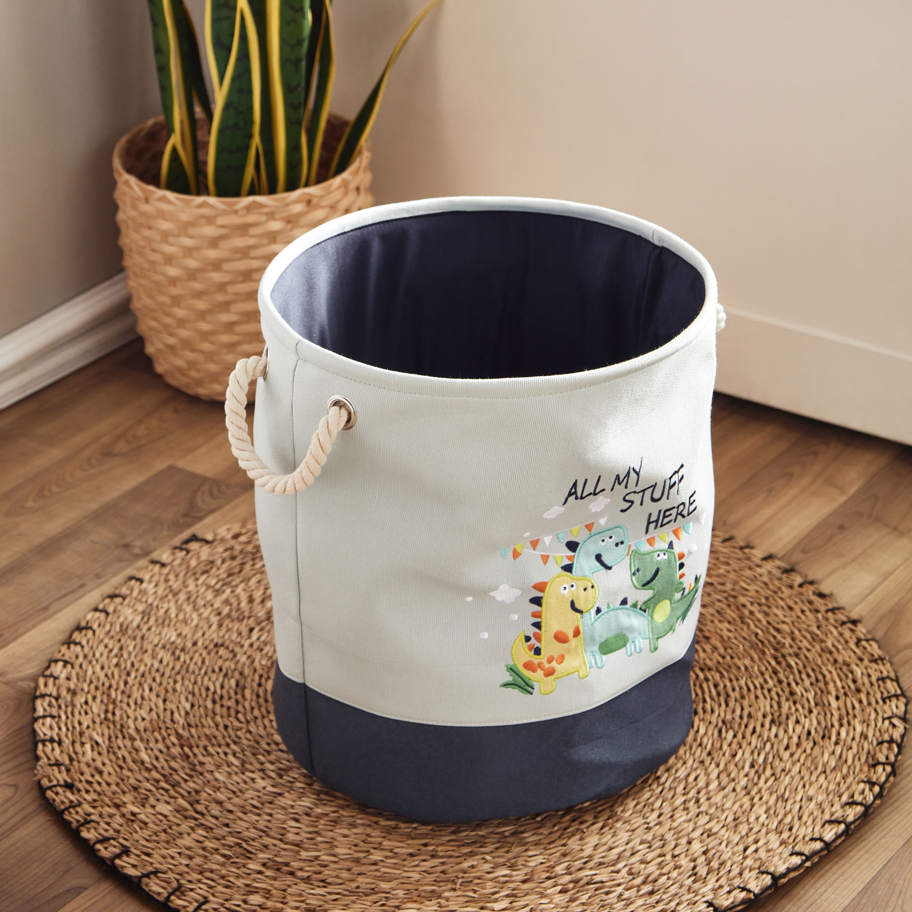 سلة تخزين قطن من رون - 35x40 سم-hbxhomeware-hbxkidsandyouth-image-2