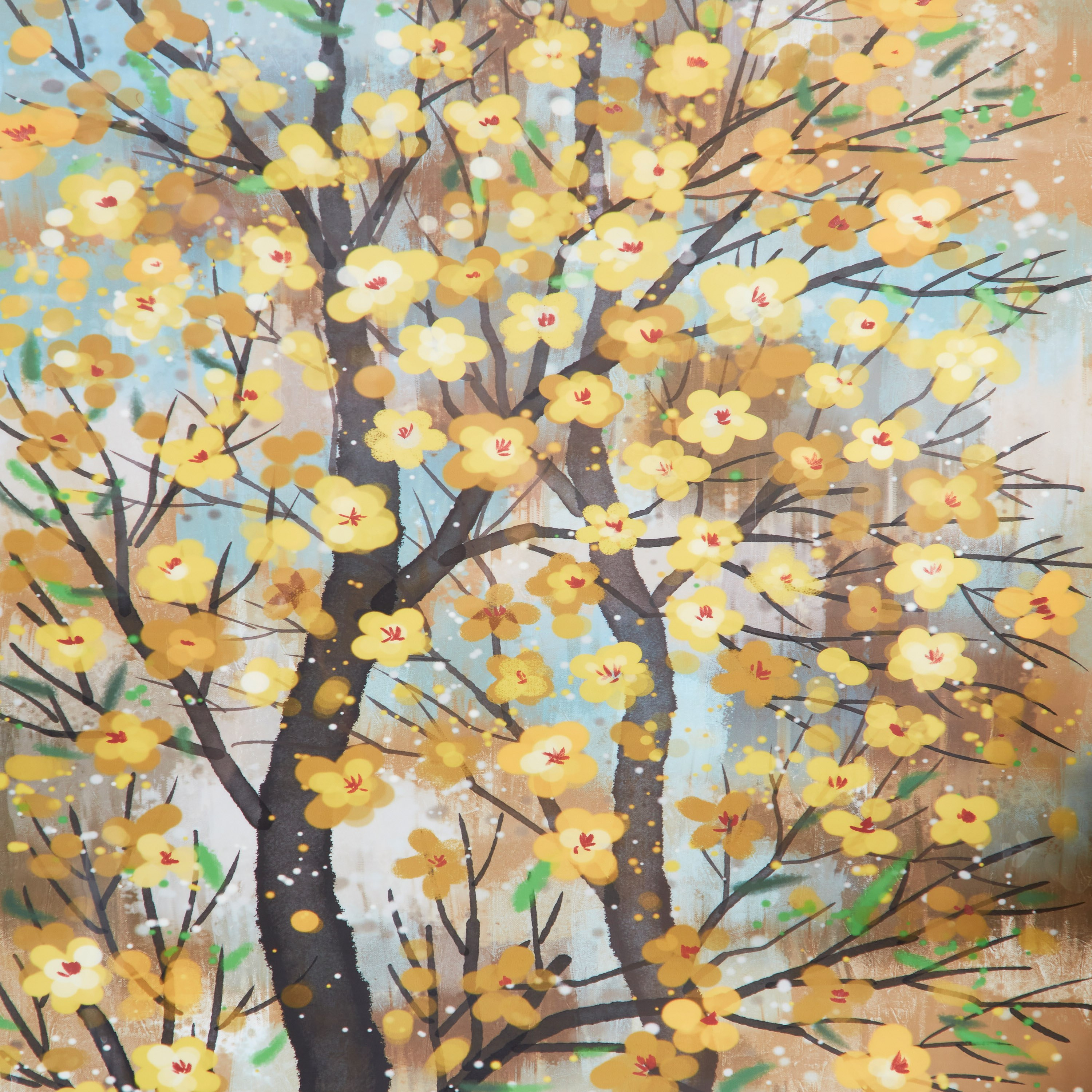 لوحة مؤطرة بسطح لامع من كيشا - 50x70 سم-hbxhomeware-hbxdecorandfurnishings-image-3