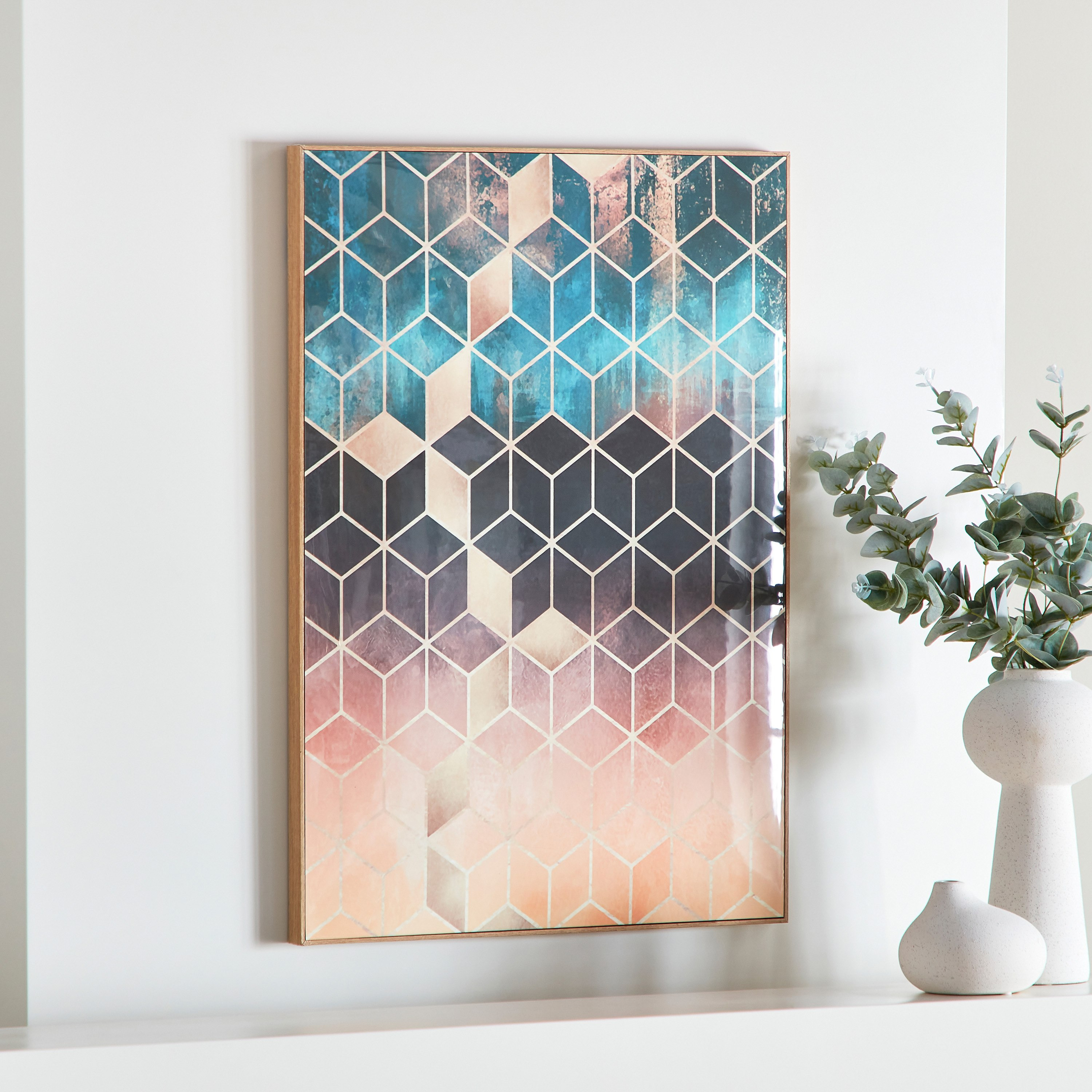 لوحة مؤطرة بسطح لامع من كيشا - 50x70 سم-hbxhomeware-hbxdecorandfurnishings-image-2