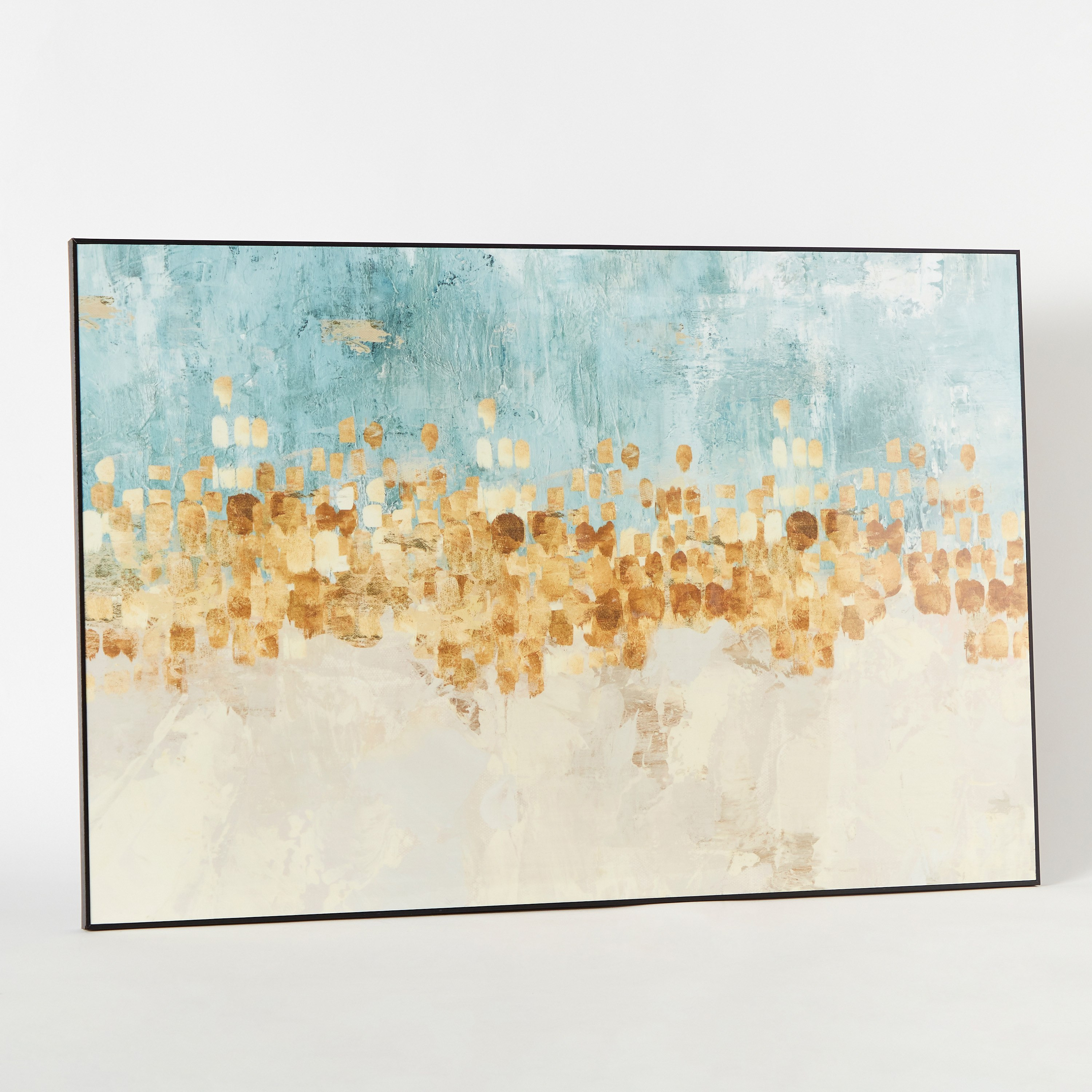 لوحة مؤطّرة بتصميم عصري تجريدي وسطح لامع من كيشا - 60x90 سم-hbxhomeware-hbxdecorandfurnishings-image-6