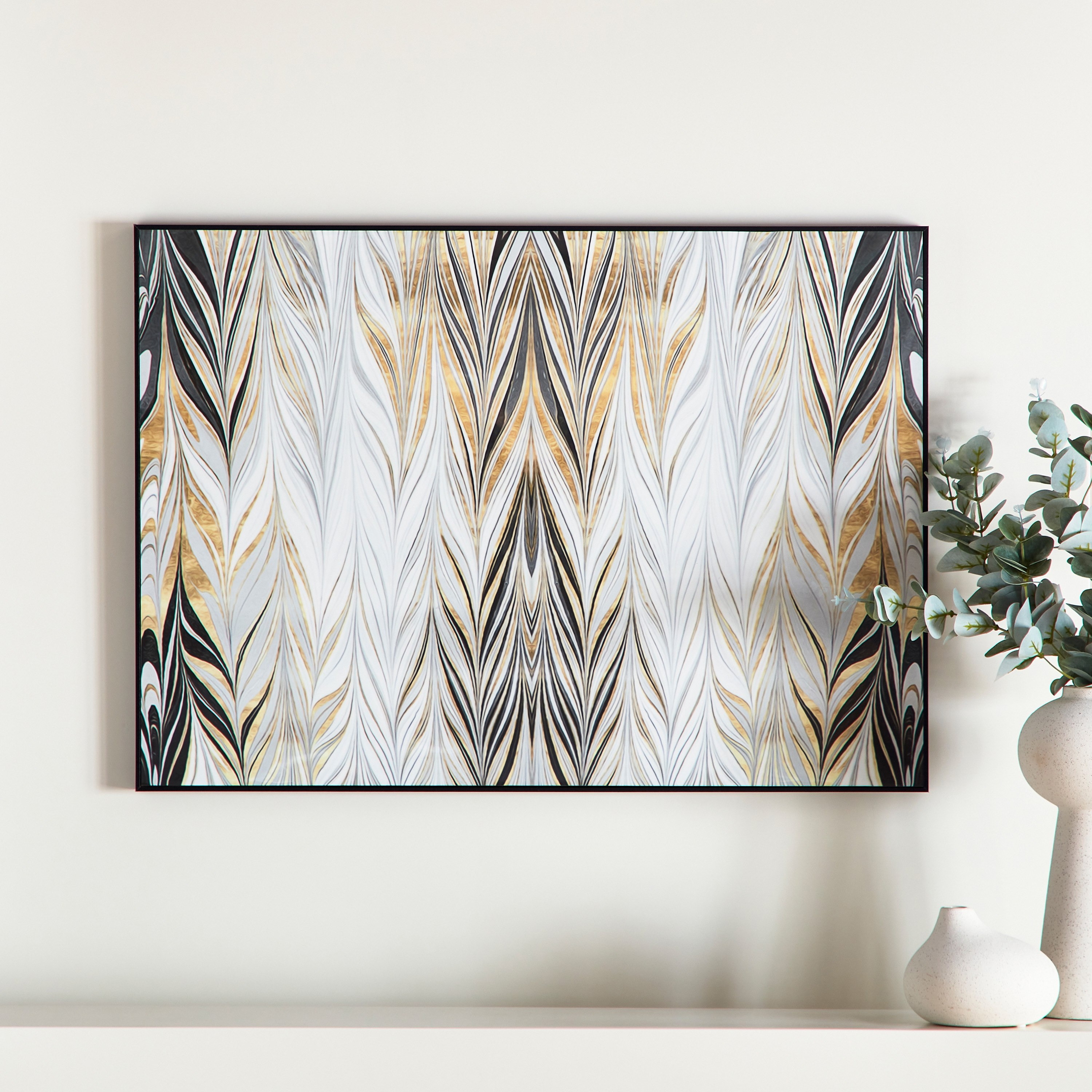 لوحة مؤطّرة بسطح لامع من كيشا - 70x50 سم-hbxhomeware-hbxdecorandfurnishings-image-1