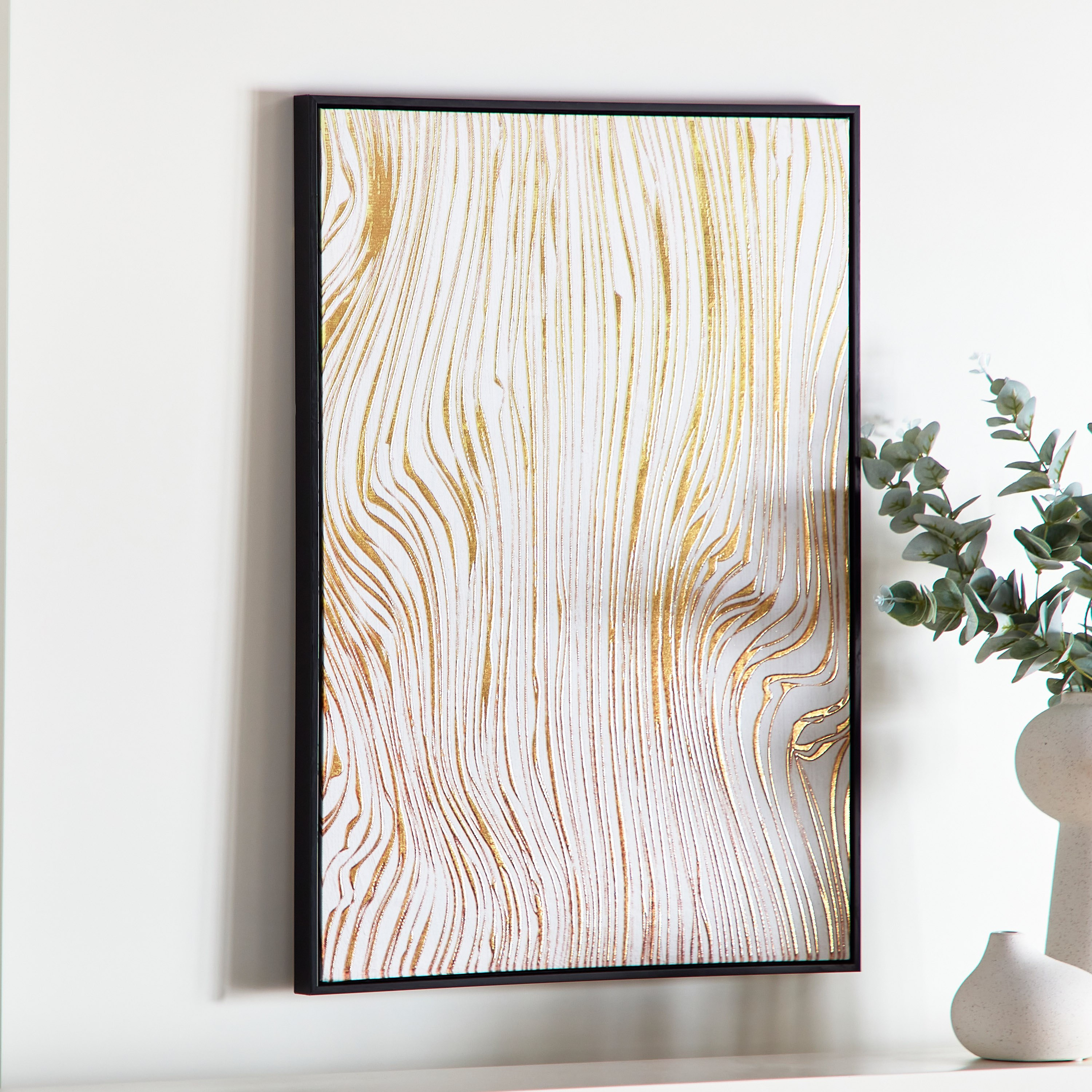لوحة مؤطّرة بارزة الملمس بسطح لامع من كيشا - 50x70 سم-hbxhomeware-hbxdecorandfurnishings-image-2
