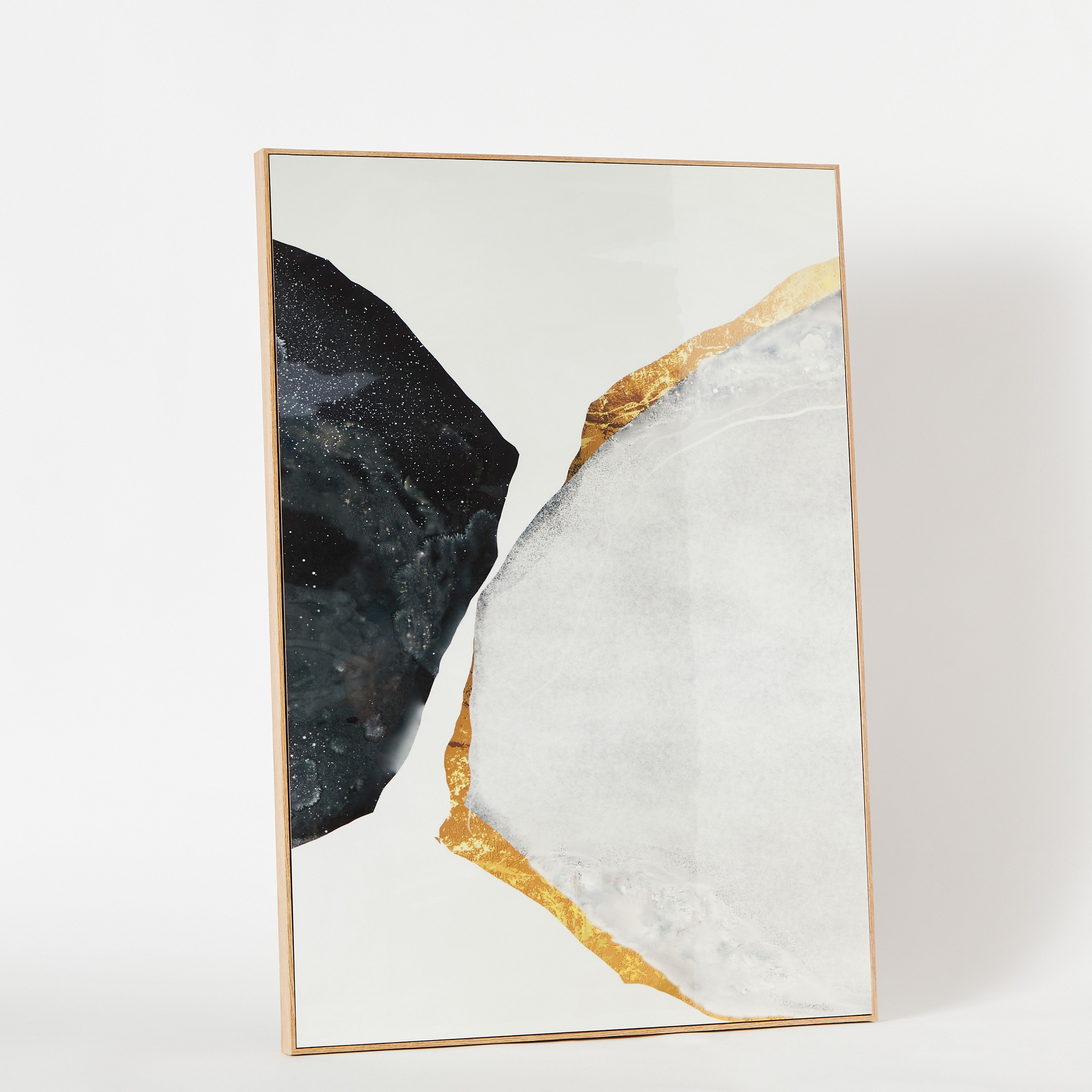 لوحة مؤطرة تجريدية بسطح لامع من كيشا مودرن - 50x70 سم-PROMO_HB_AE_B1G1_250925-image-5