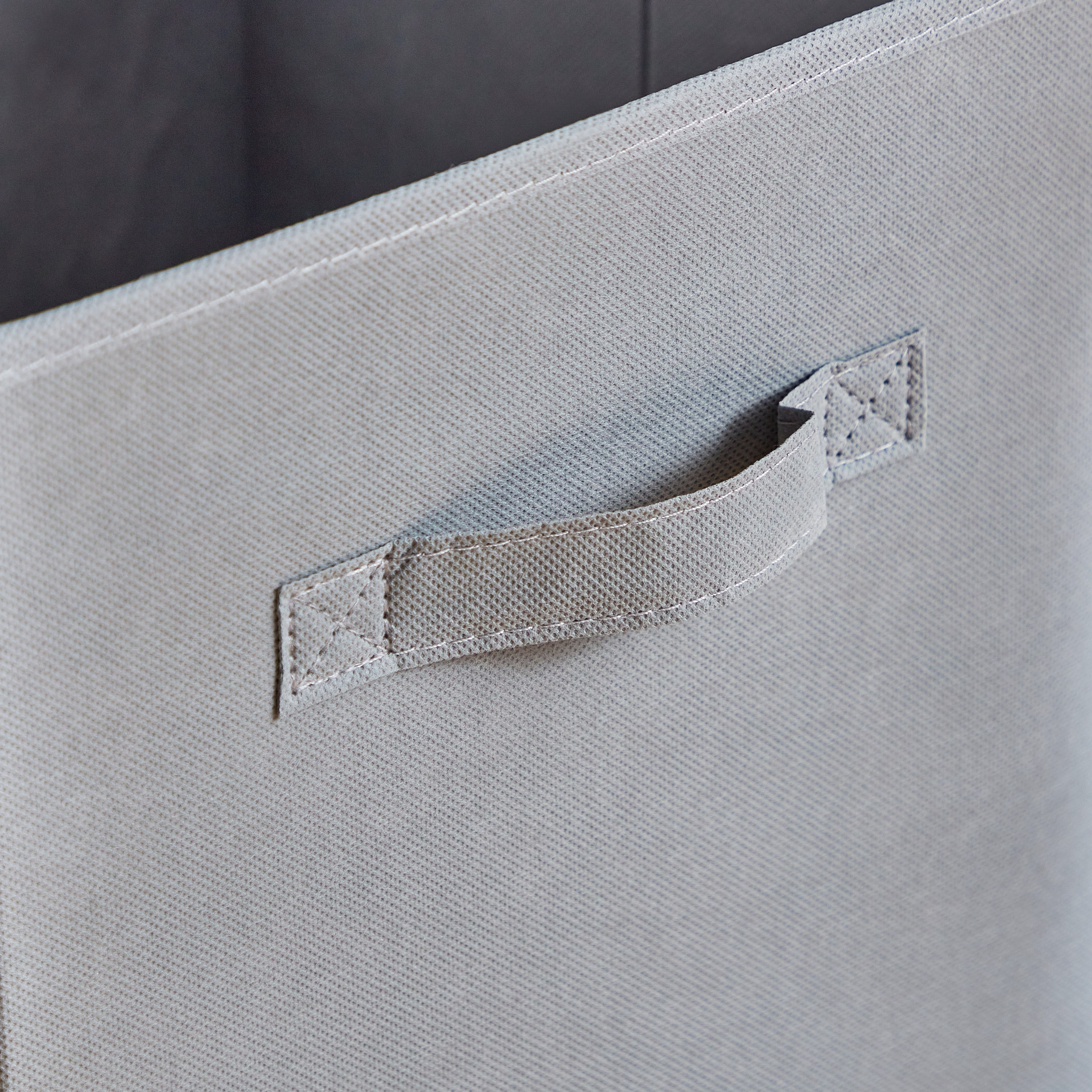 طقم صندوق تخزين قماش 3 قطع من رون كانديس - 27.3x27.3x27.9 سم-hbxbedroom-bedroomaccessories-bedroomstorage-image-3