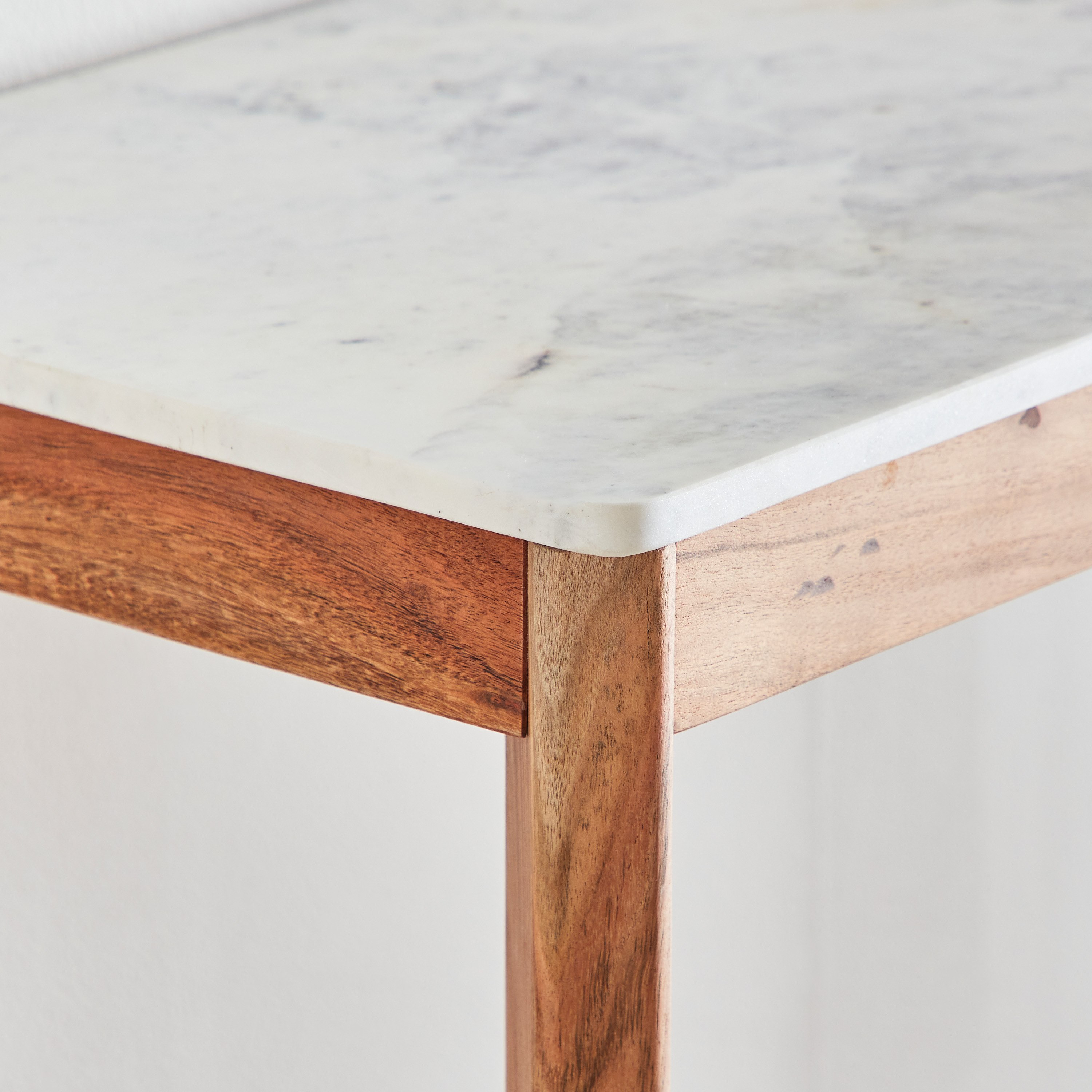 Cavon Midtown Genuine Marble Top Console Table with Solid Wood Base-hbxfurniture-tablesandstands-consoletables-image-9