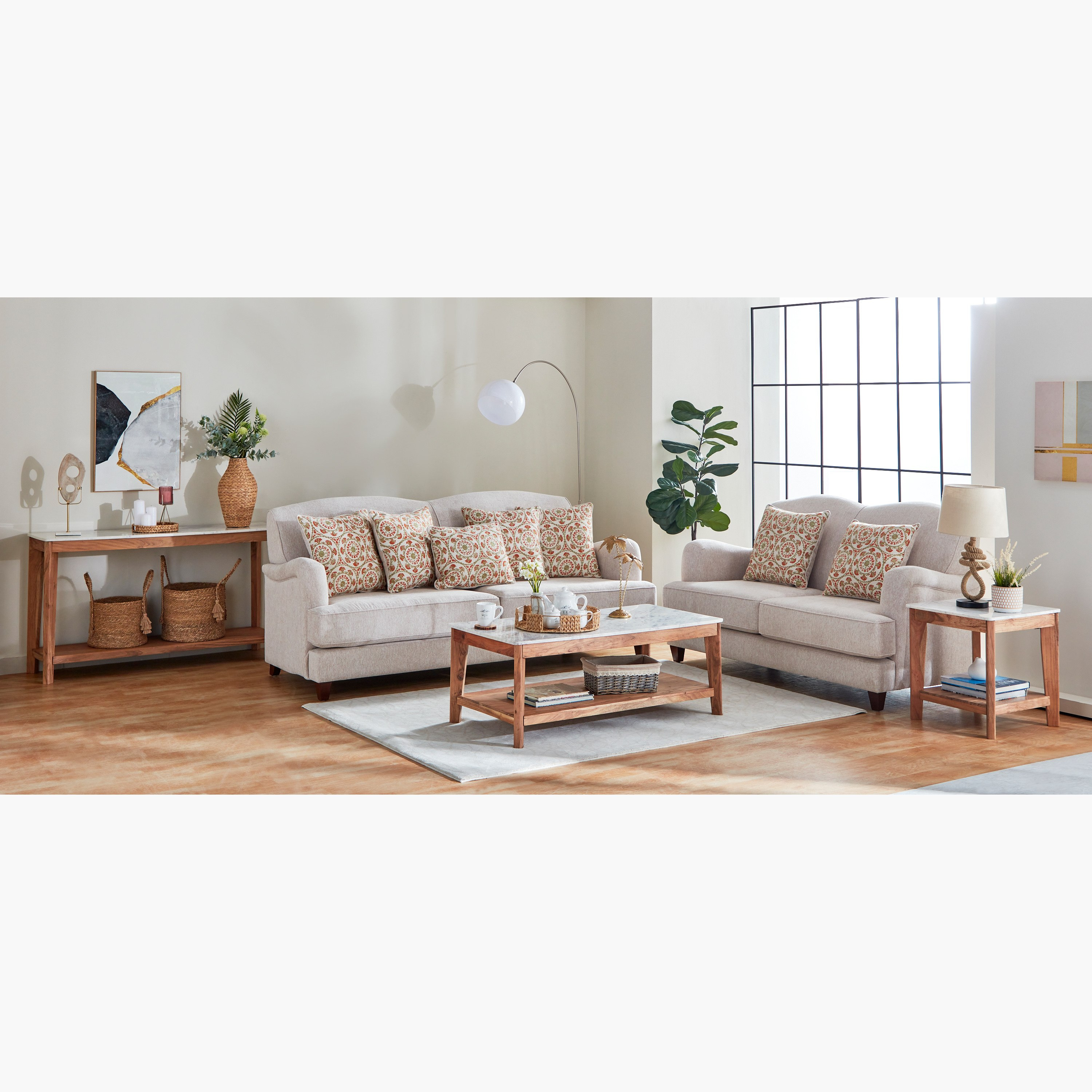 Cavon Midtown Genuine Marble Top Console Table with Solid Wood Base-hbxfurniture-tablesandstands-consoletables-image-11