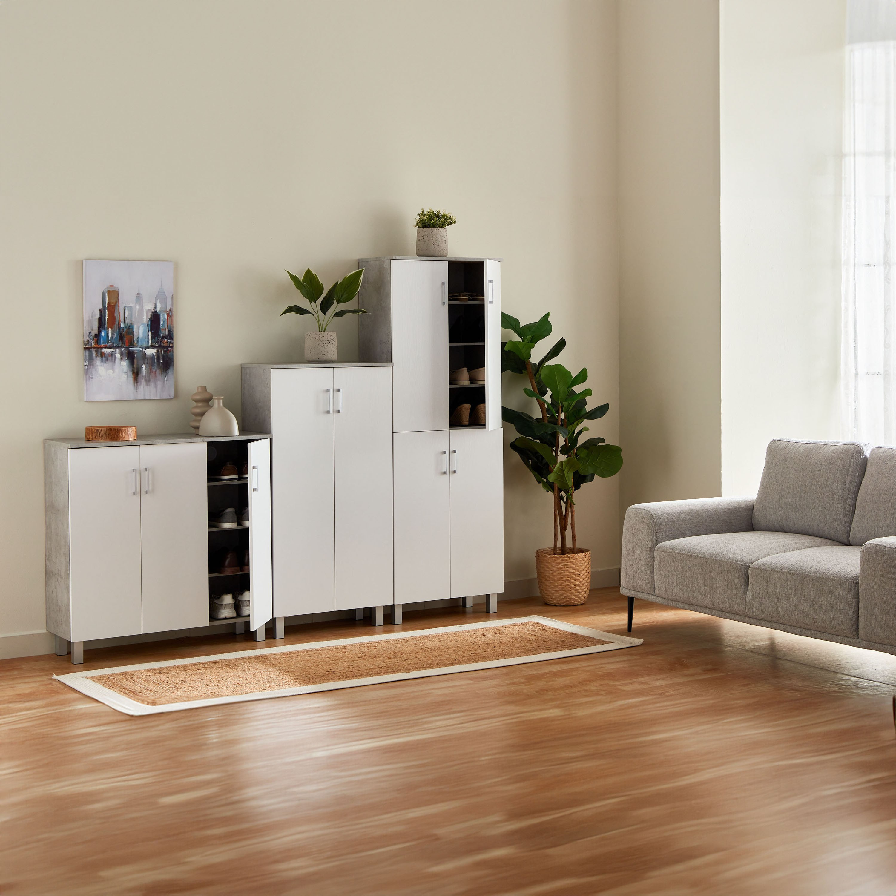 Patara Tall 18-Pair Multipurpose Shoe Rack with 2 Doors-hbxbedroom-shoecabinetsandracks-image-14