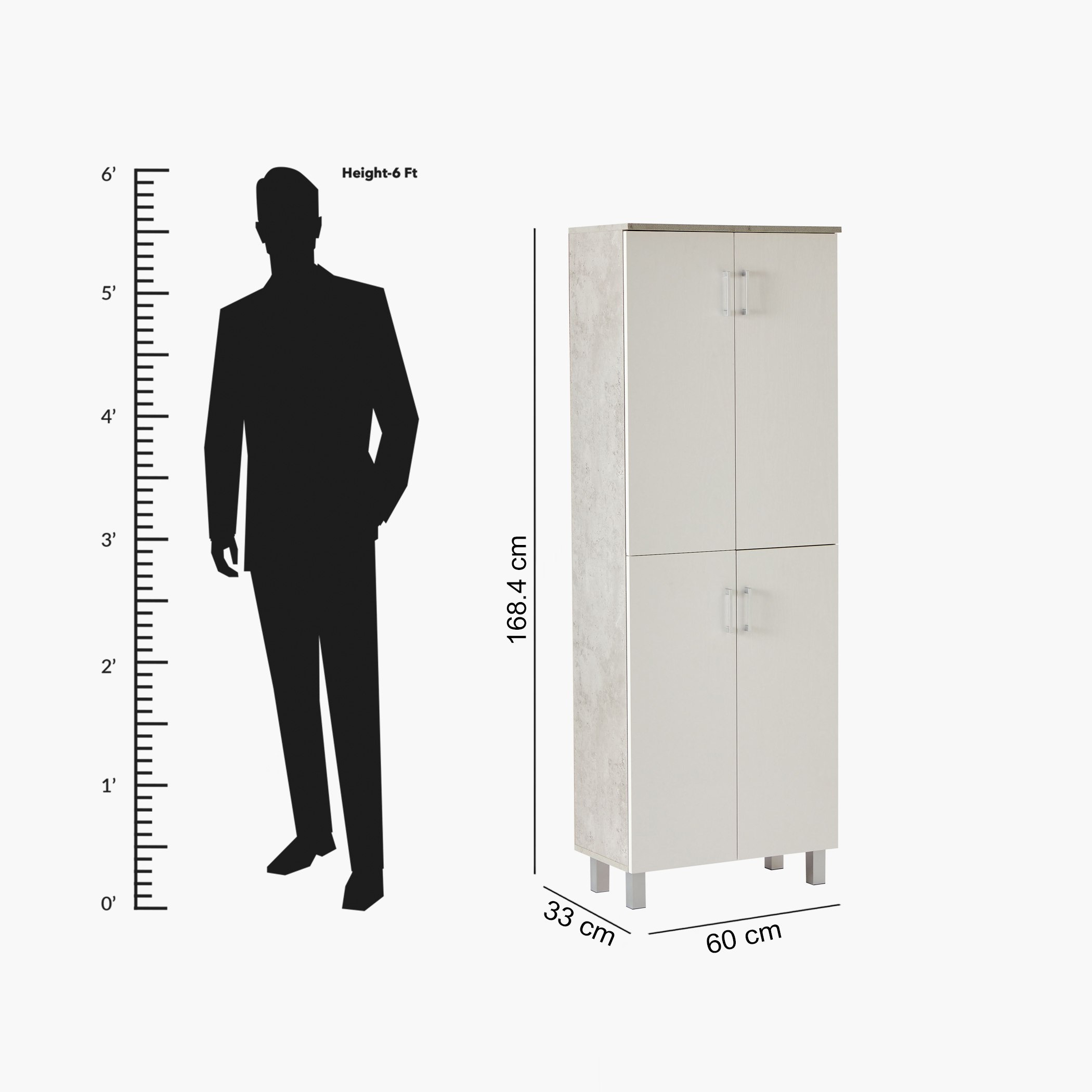 Patara Tall 24-Pair Multipurpose Shoe Rack with 4 Doors-hbxbedroom-shoecabinetsandracks-image-17