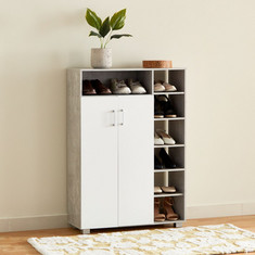 Patara Derby 21-Pair Shoe Cabinet with 2 Doors