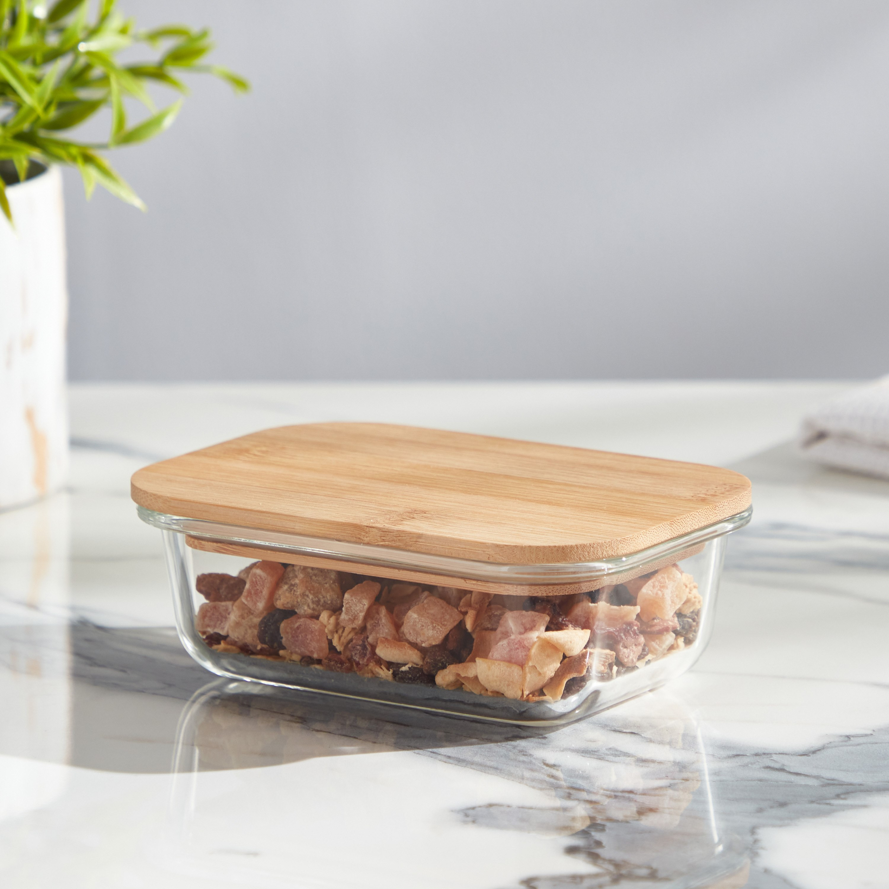 حاوية زجاج مستطيلة محكمة الإغلاق - 370 مل-hbxhomeware-hbxkitchen-image-1