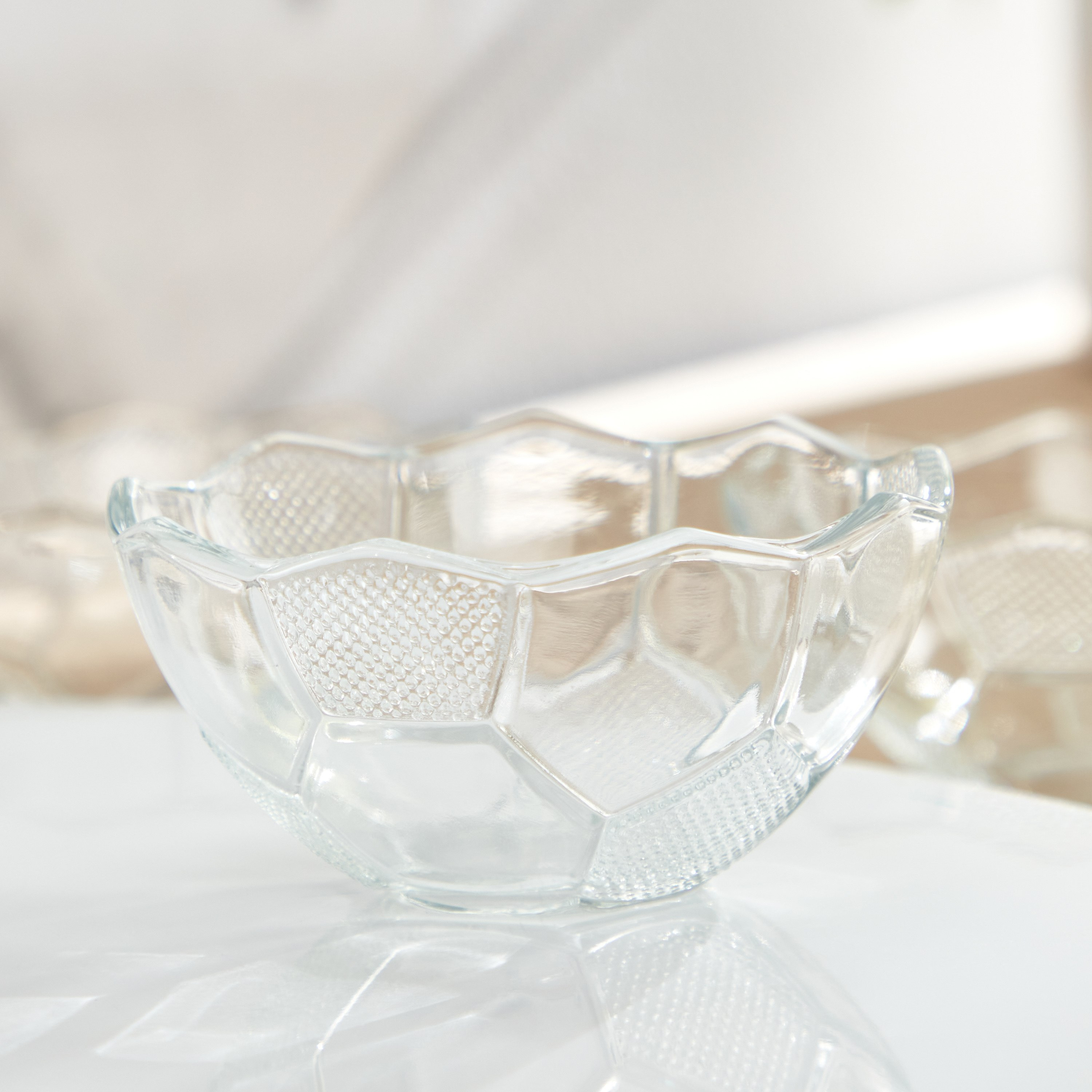 طقم أوعية زجاج 6 قطع - 9.7x9.7x5.5 سم-hbxdecorandfurnishings-tabletop-crockery-image-2